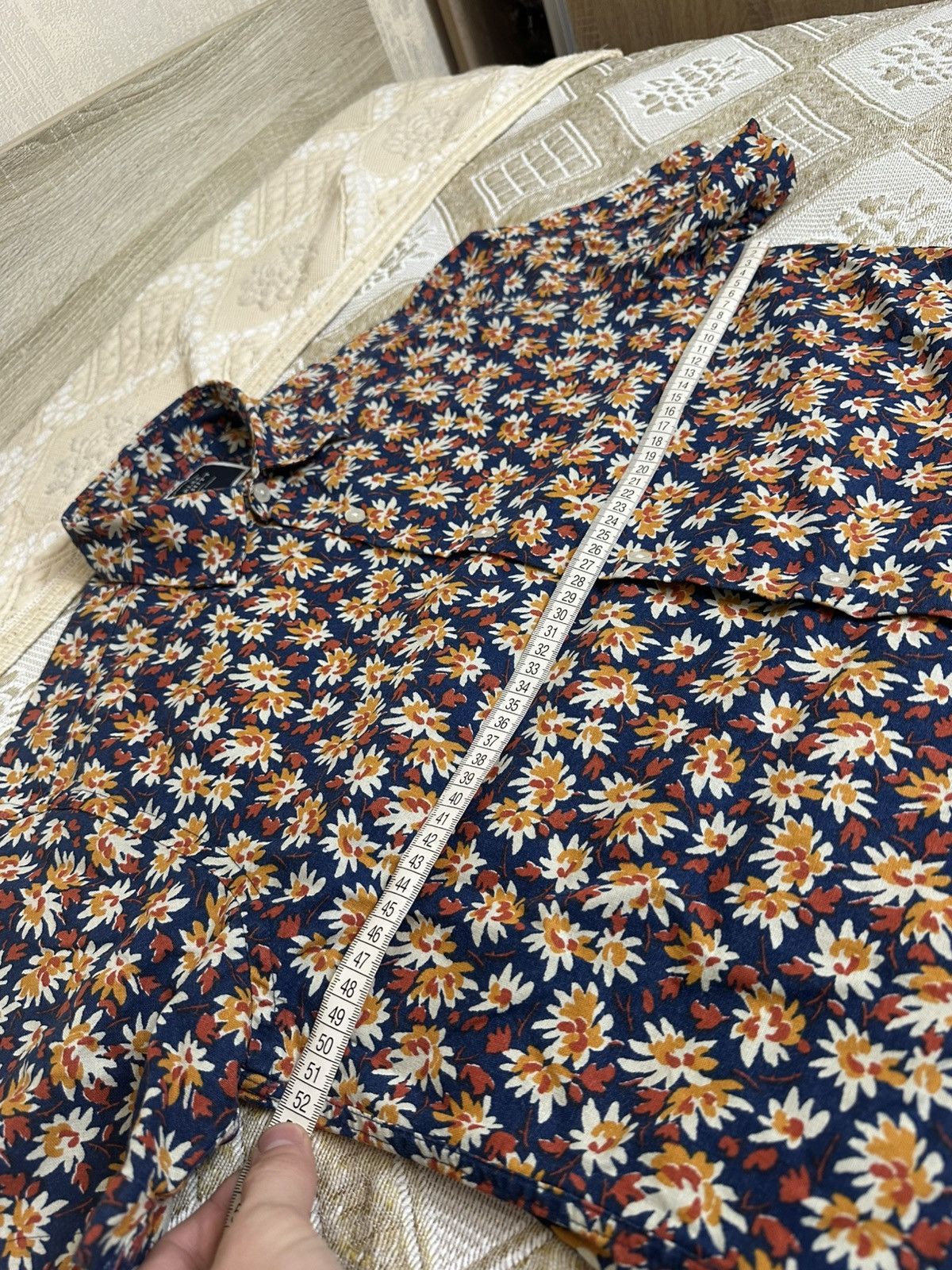 Charles Tyrwhitt 🔥 Charles Tyrwhitt Floral Hawaiian Linen Button Up Shirt Size US S / EU 44-46 / 1 - 5 Thumbnail