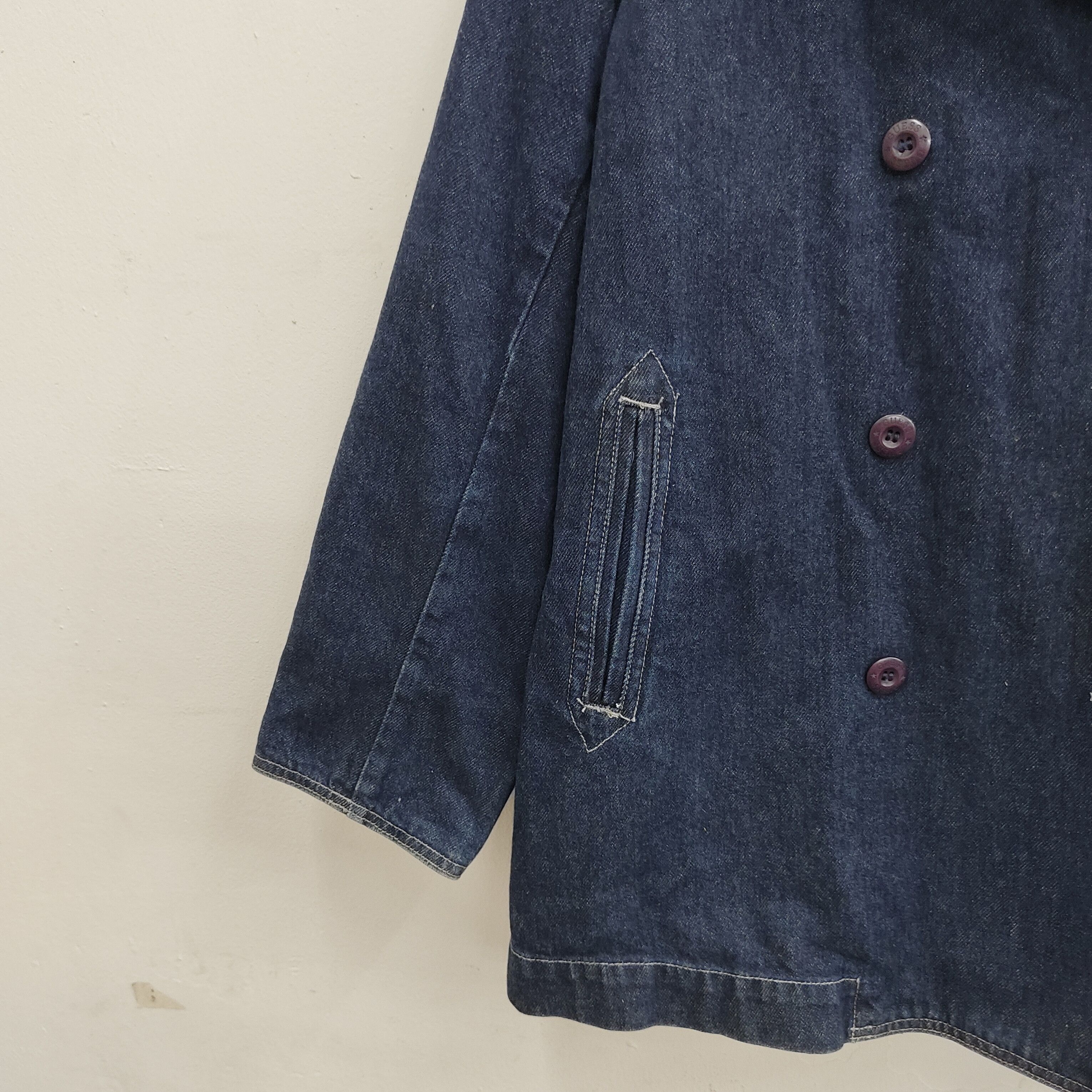 Guess Guess Double Collar Denim Jacket Size US M / EU 48-50 / 2 - 11 Thumbnail