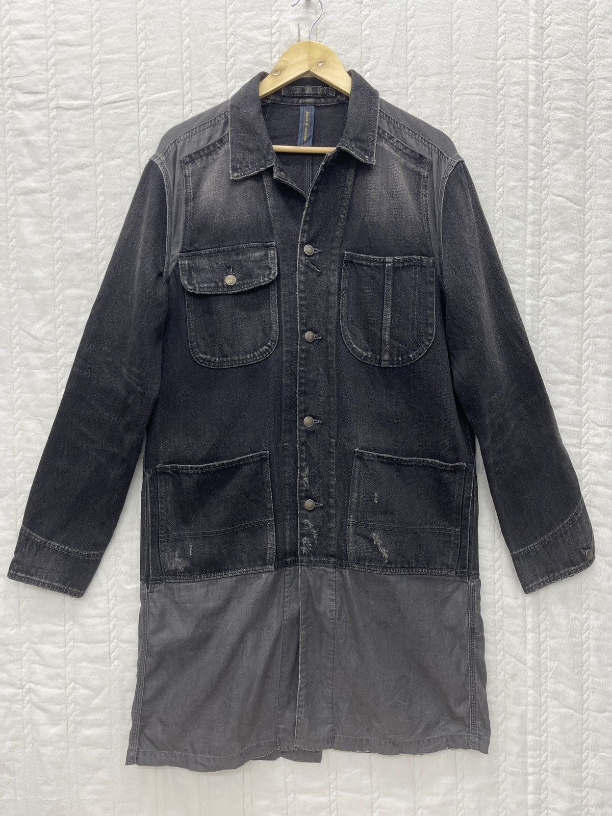 Maison MIHARA YASUHIRO RARE🔥MIHARA YASUHIRO AW15 DENIM OVERJACKET Size US S / EU 44-46 / 1 - 1 Thumbnail