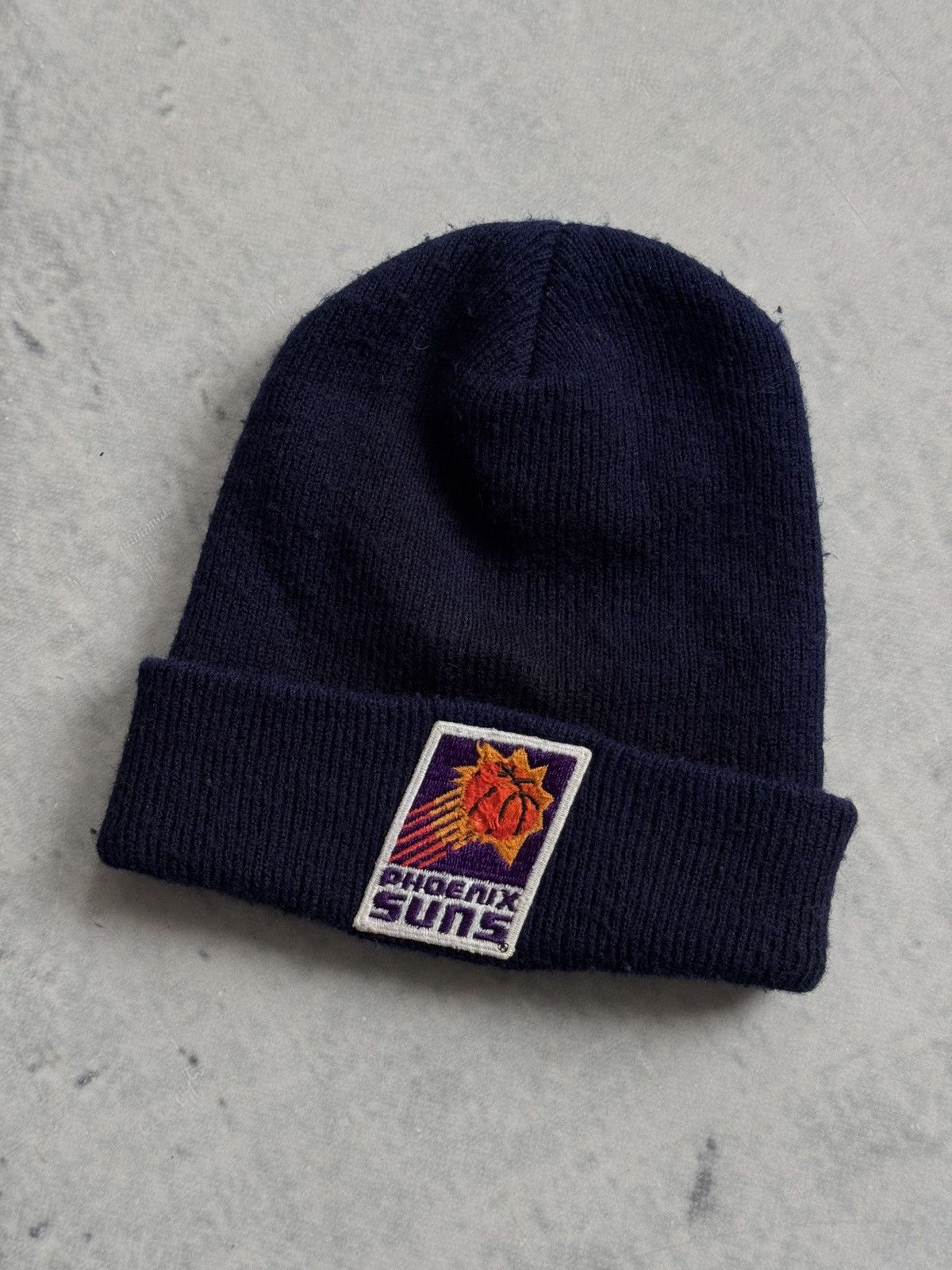 NBA Phoenix Suns Vintage NBA Basketball Winter Hat Black 1990s Size ONE SIZE - 1 Thumbnail
