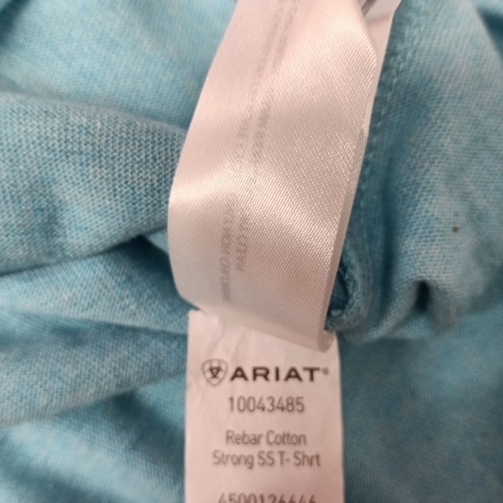 Ariat Ariat Rebar Men's T-Shirt Size S Blue SS Basic Pocket Tee Size US S / EU 44-46 / 1 - 7 Thumbnail