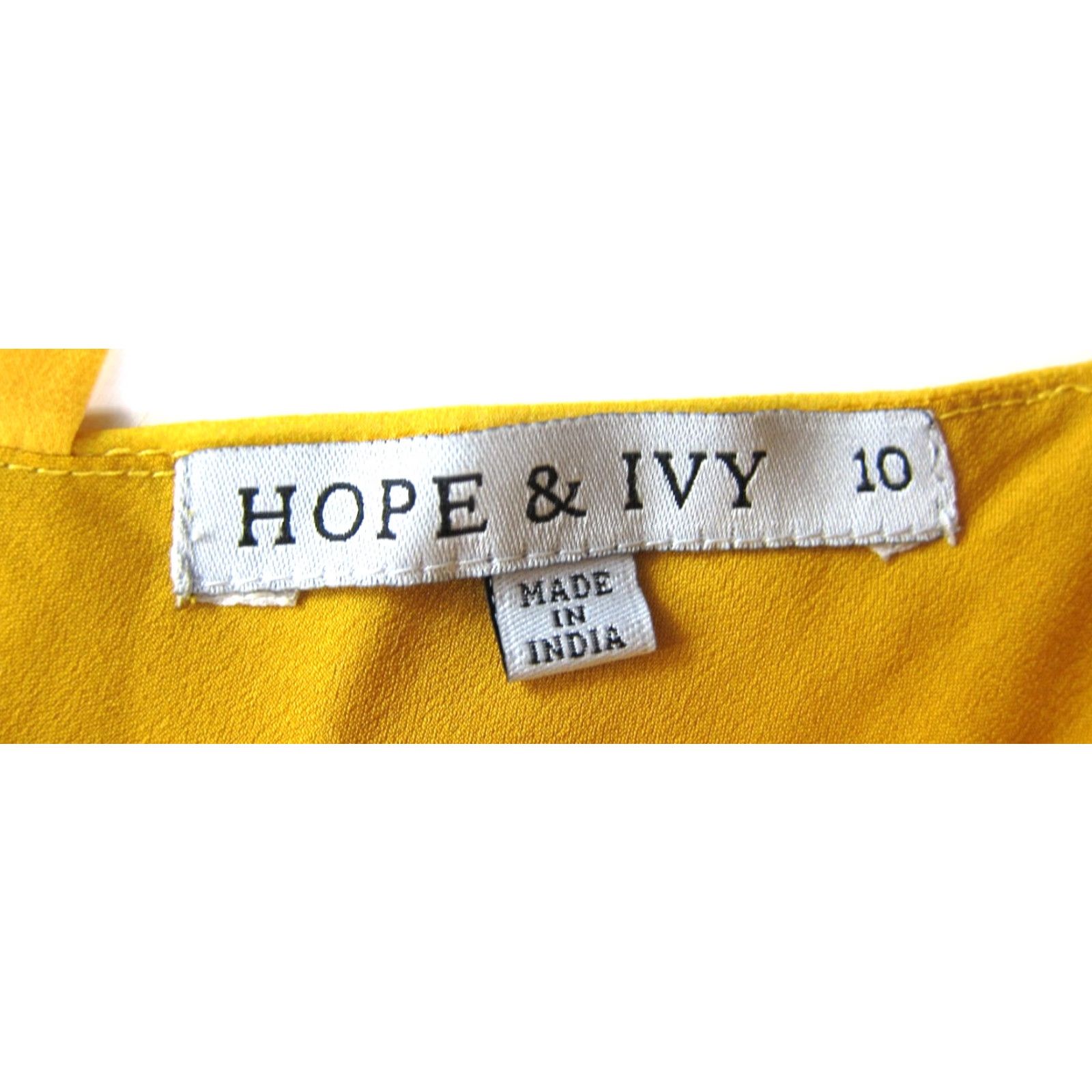 Vintage Hope & Ivy Sun Dress Maxi Floral Open Back Long Yellow 10 Women's Dress 10 Size L / US 10 / IT 46 - 3 Thumbnail