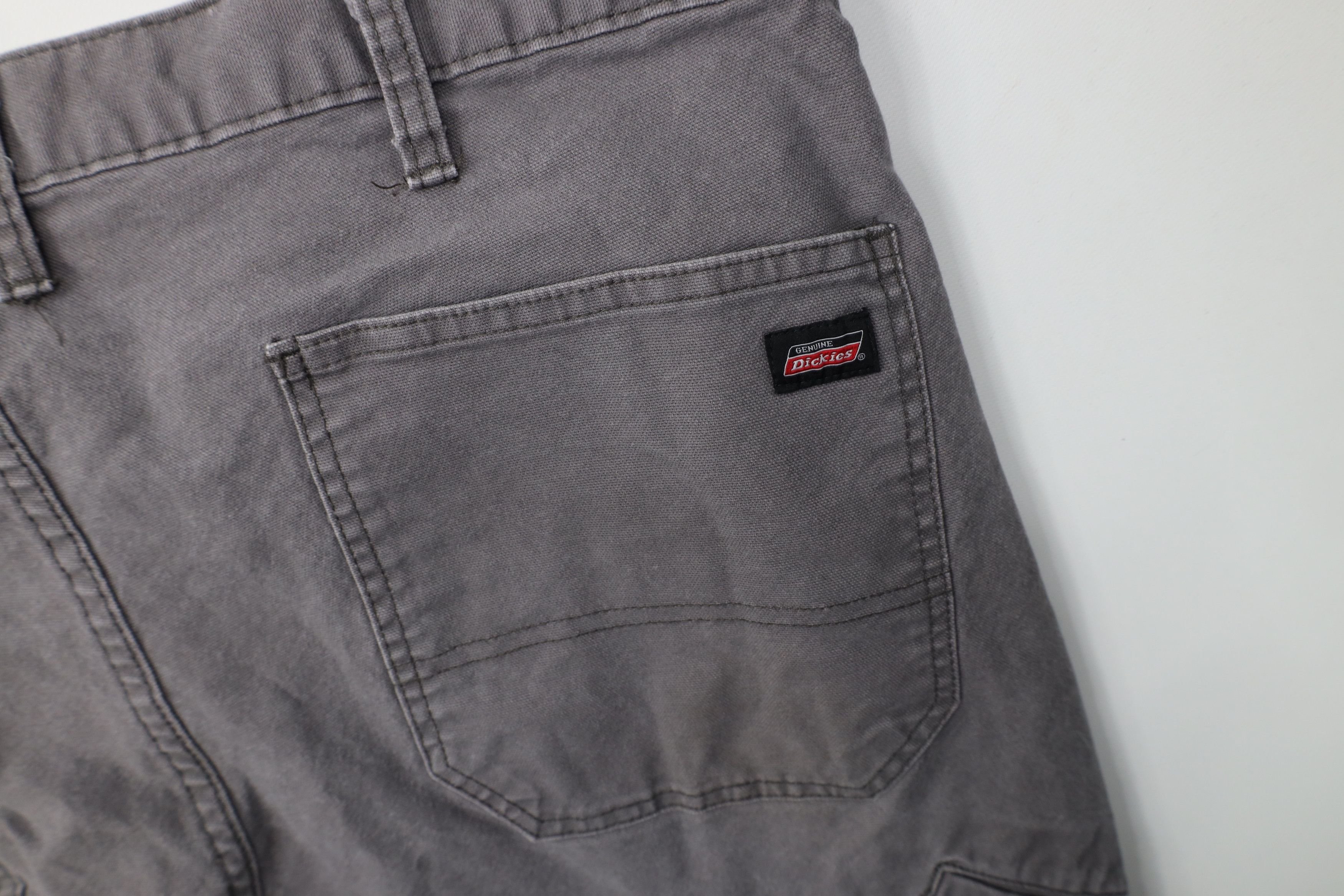 Dickies Vintage Y2K Dickies Wide Leg Dungaree Pants Gray Stretch Size US 40 / EU 56 - 12 Thumbnail