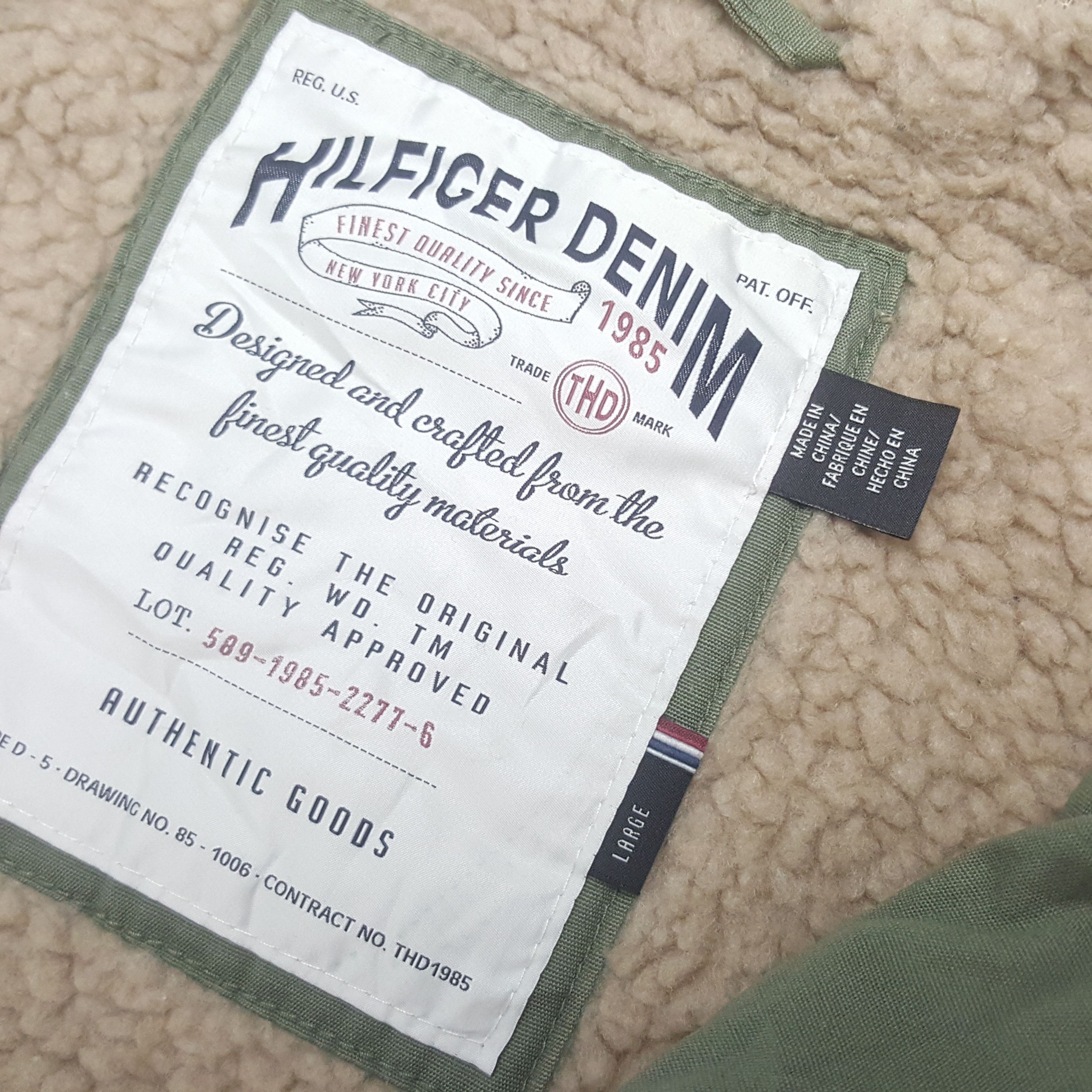 Tommy Hilfiger Vintage Tommy Hilfiger Denim NYS US Parka Jacket Size US L / EU 52-54 / 3 - 6 Thumbnail