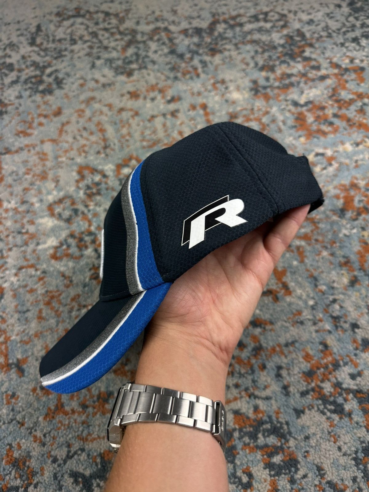 Vintage Vintage 00s Volkswagen R rally racing logo hat golf gti y2k Size ONE SIZE - 3 Thumbnail