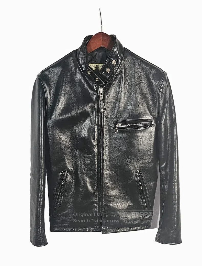 Schott 641hh locomotive leather jacket horse skin