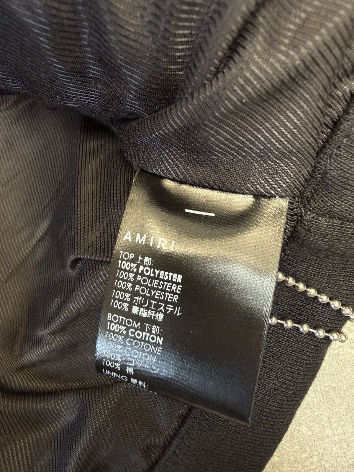 Amiri Hybrid Track Jacket Black. bnwt. rrp $775 Size XS / US 0-2 / IT 36-38 - 8 Thumbnail