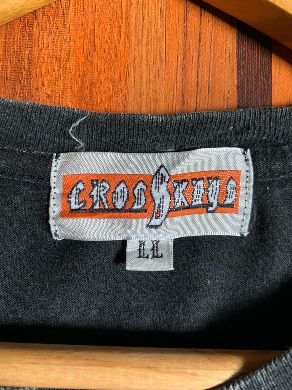 Japanese Brand CrossKeys SKULL CROSS ANGLE WING Tattoo fade Tribal Size US L / EU 52-54 / 3 - 6 Thumbnail