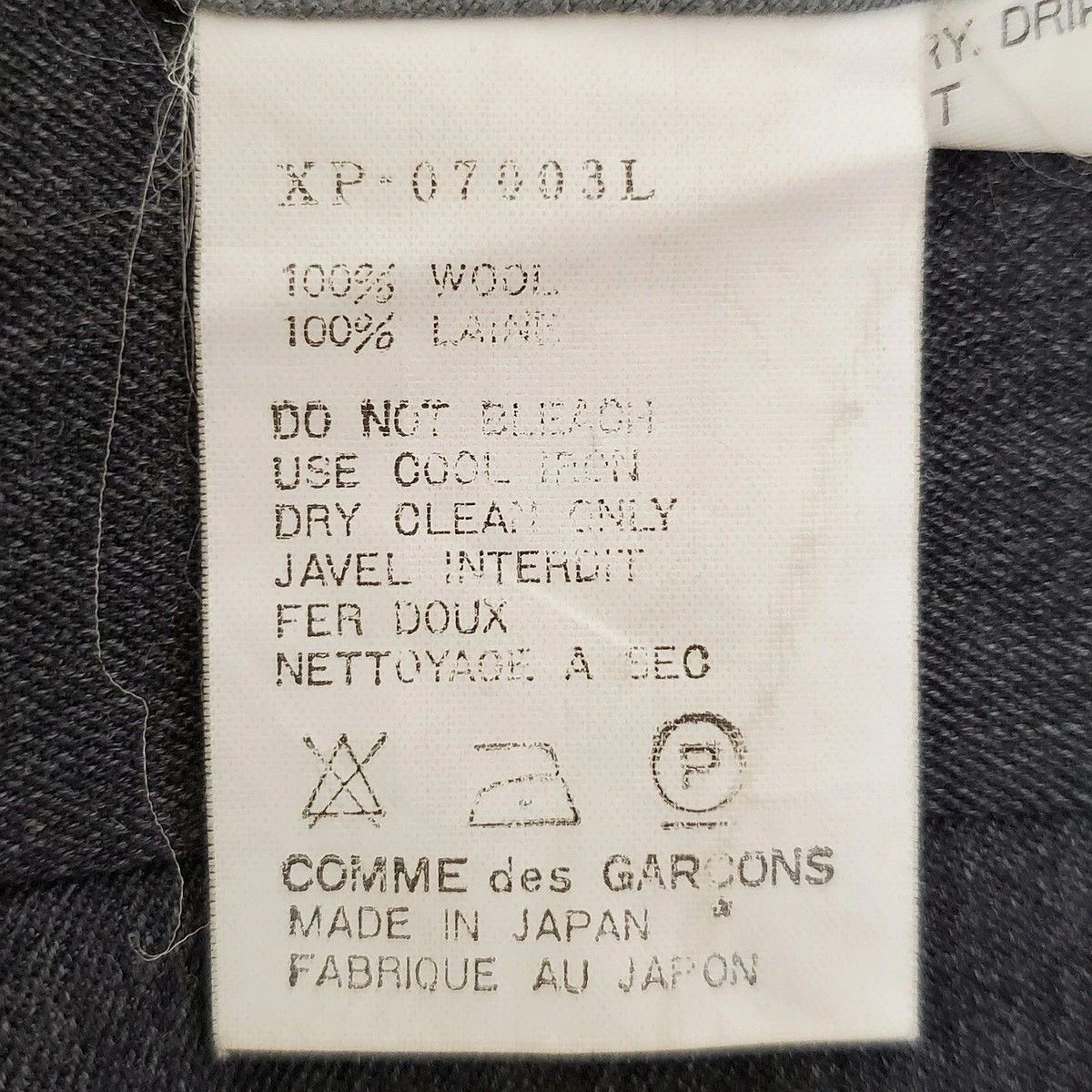 Comme des Garcons Homme Plus Casual Pants full length plain zipper 1 tucks wool Dark Grey Size US 32 / EU 48 - 4 Thumbnail