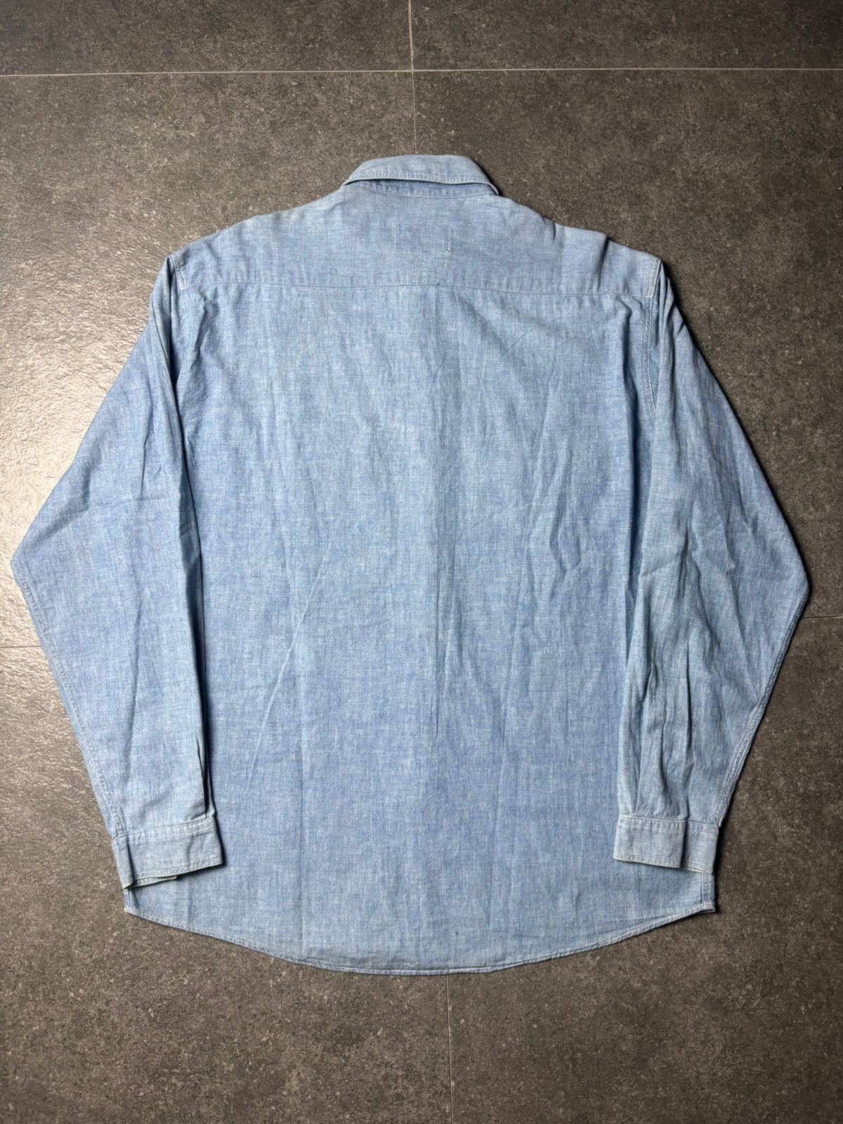 Giorgio Armani 1990s Armani Jeans Giorgio Armani Blue Chambray Shirt Size US L / EU 52-54 / 3 - 9 Thumbnail