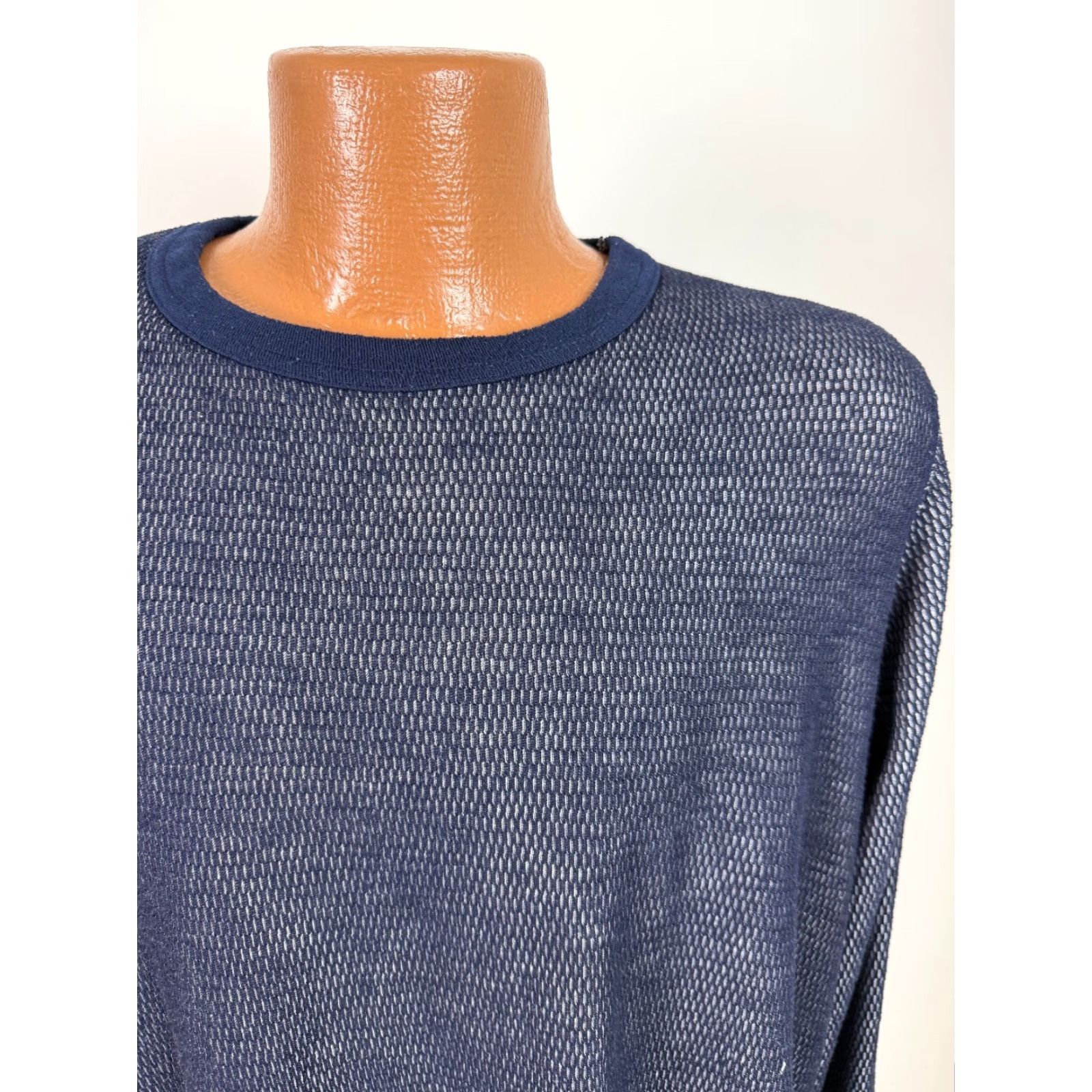 Layer 8 VINTAGE Polar Edge Waffle-Knit Thermal Shirt Men 2XL Navy Outdoors Lightweight Thermal Size US XXL / EU 58 / 5 - 2 Thumbnail
