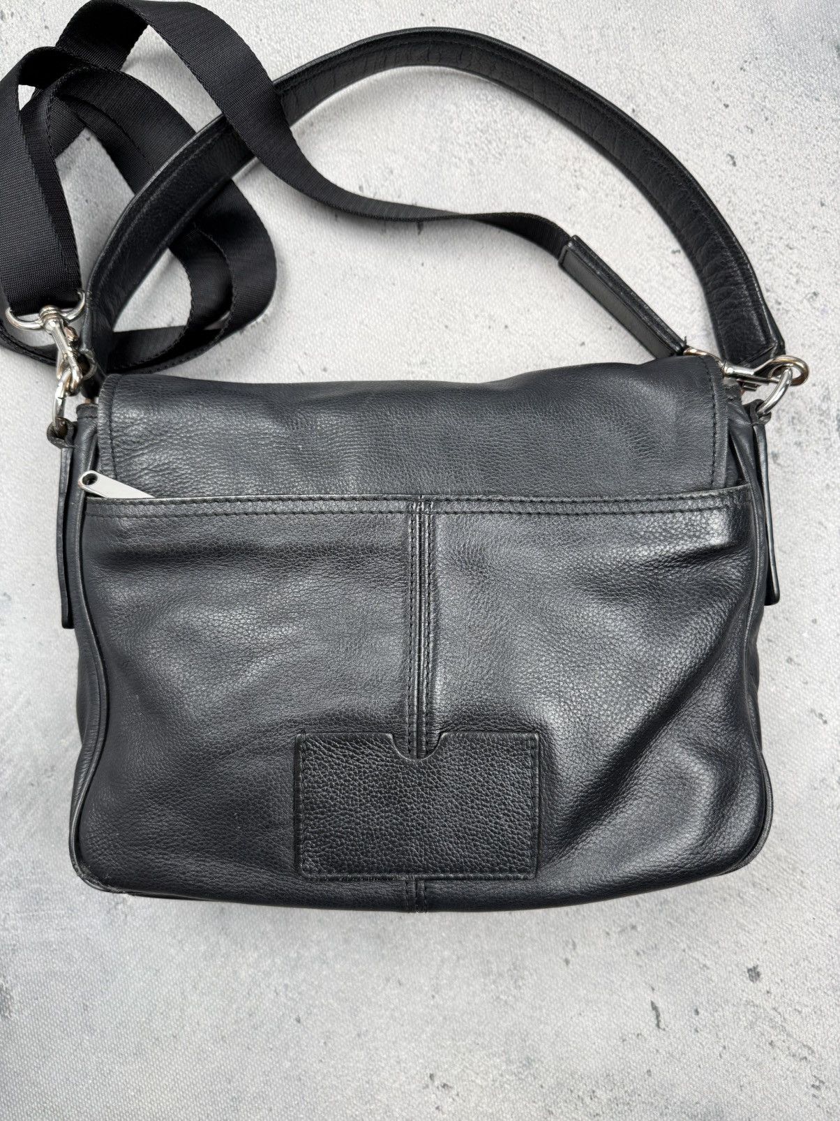 BREE VTG Bree Black Leather Shoulder Bag Crossbody Germany Design Size ONE SIZE - 2 Thumbnail