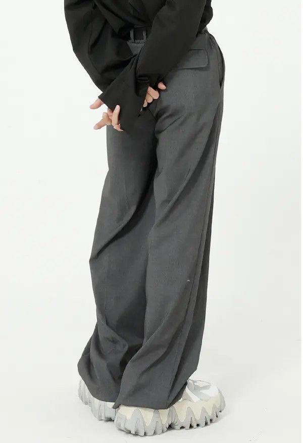 Designer Komura x Mari Casual wide-leg loose straight trousers Size US 32 / EU 48 - 8 Thumbnail