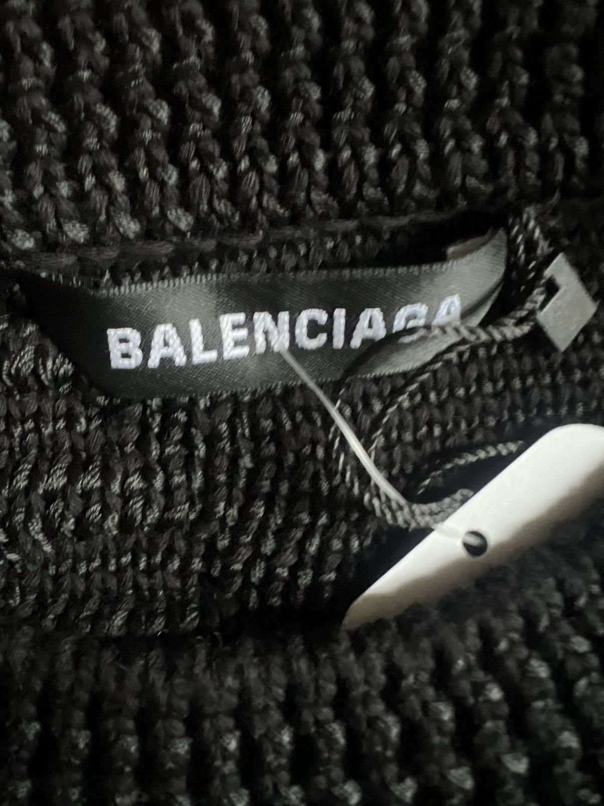 Balenciaga S/S21 BB Monogram Heavy Knit Sweatshirt Size US XL / EU 56 / 4 - 2 Thumbnail