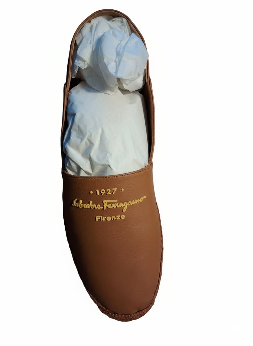 Salvatore Ferragamo Salvatore Ferragamo "Gus" Leather Espadrilles ♥️ – FULL SET Size US 12 / EU 45 - 1 Thumbnail
