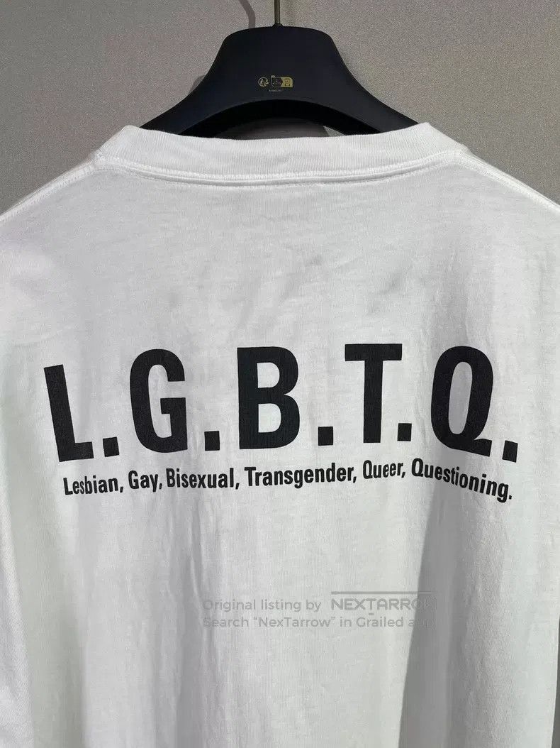Balenciaga Balenciaga White Rainbow Short Sleeve Size US M / EU 48-50 / 2 - 4 Thumbnail