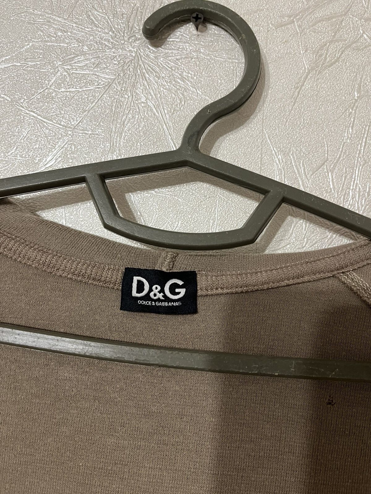 Dolce & Gabbana Dolce&Gabbana Avant Garde Beige Distressed Zip Hoodie Y2K Size US M / EU 48-50 / 2 - 12 Thumbnail