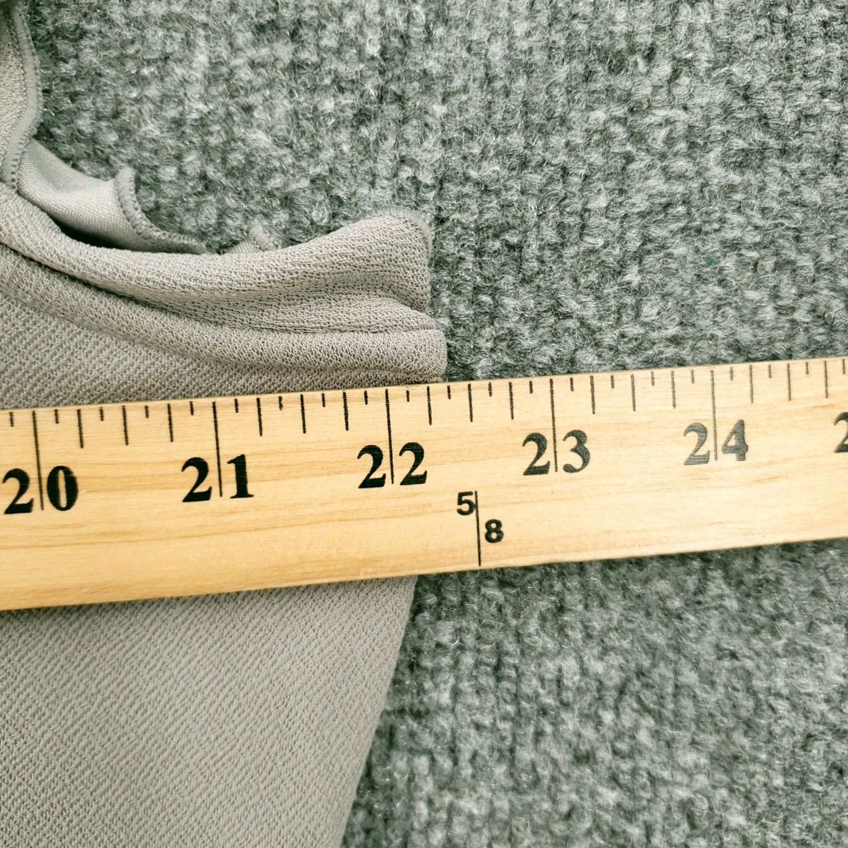 Vintage Calvin Klein Top Womens XL Gray Short Sleeve V Neck Pullover Stretch Size XL / US 12-14 / IT 48-50 - 7 Thumbnail