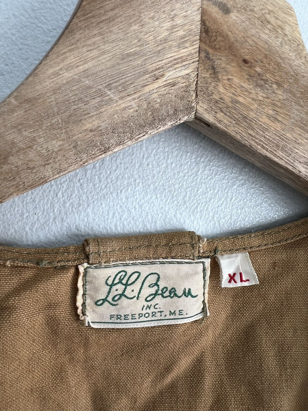L.L. Bean Vintage 1960s 70s LL Bean Hunting Vest jacket Brown Size US XL / EU 56 / 4 - 4 Thumbnail
