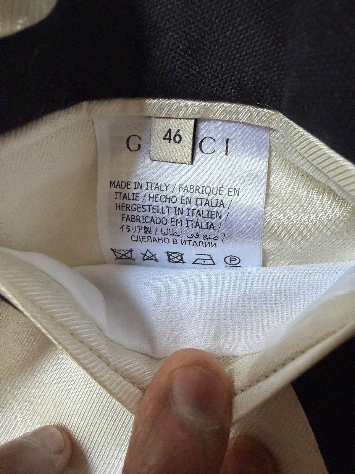 Gucci Gucci Ivory Tuxedo Jacket SS23 Size 46R - 8 Thumbnail