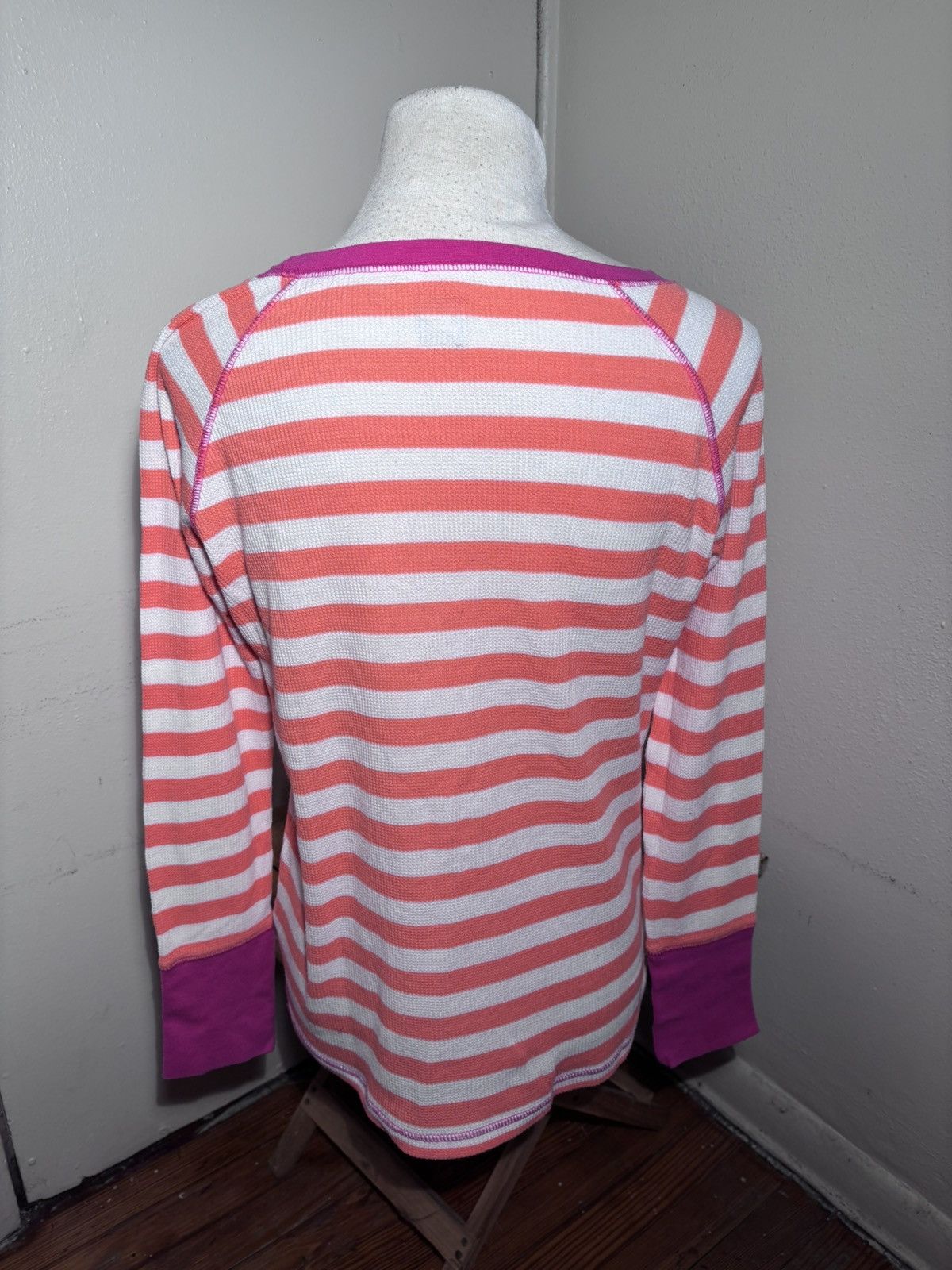 JCPenney JCPenny Thermal Striped Top Size M / US 6-8 / IT 42-44 - 4 Thumbnail