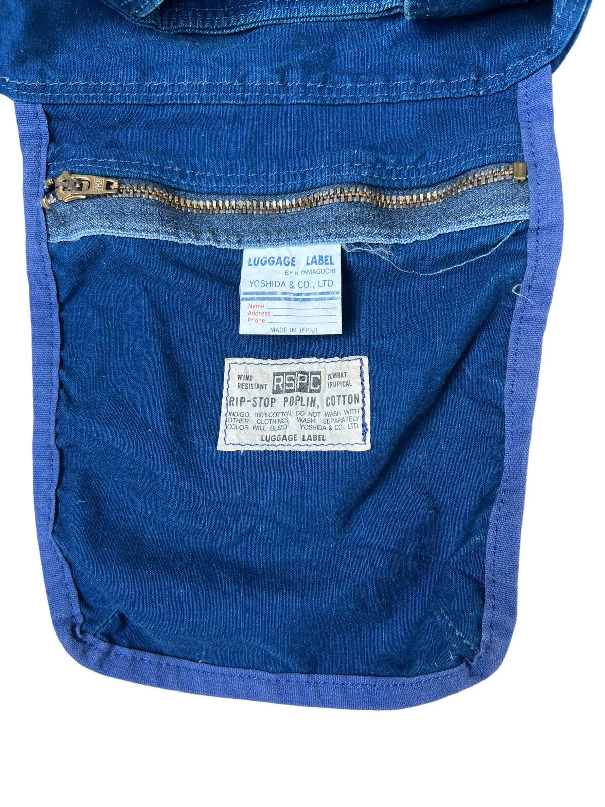 Porter Luggage Label RSPC Ripstop Indigo Combat Tropical Tote Bag Size ONE SIZE - 24 Thumbnail