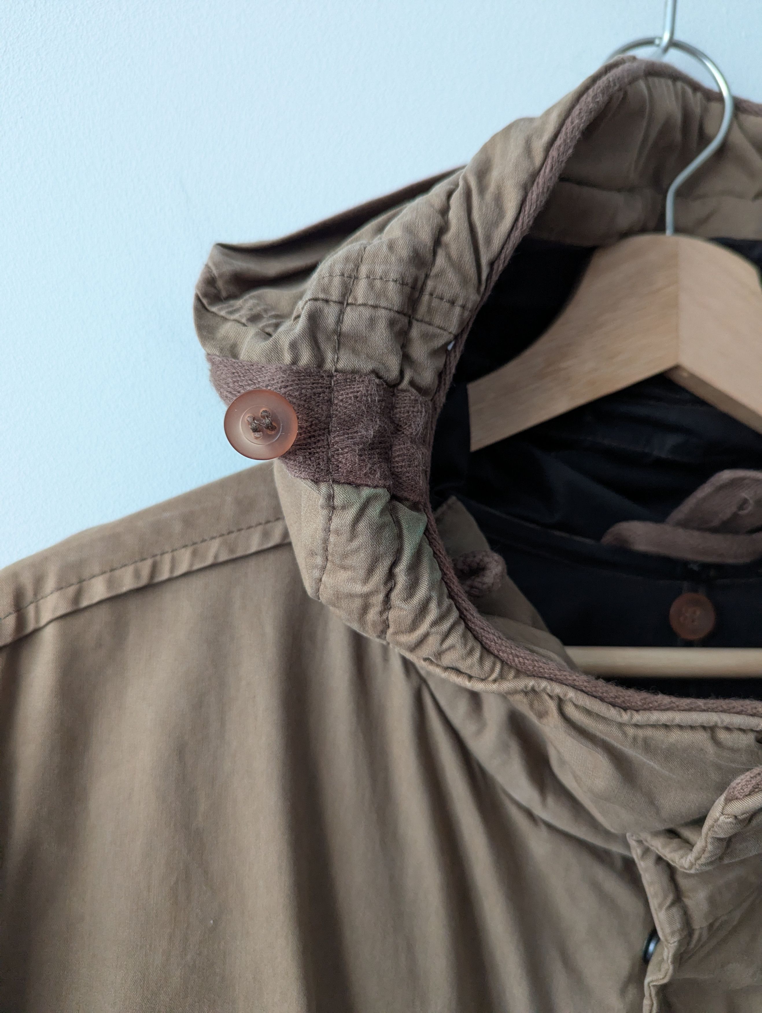 Strellson Vintage STRELLSON Swiss Military Zip Hooded Jacket beige Size US XL / EU 56 / 4 - 9 Thumbnail