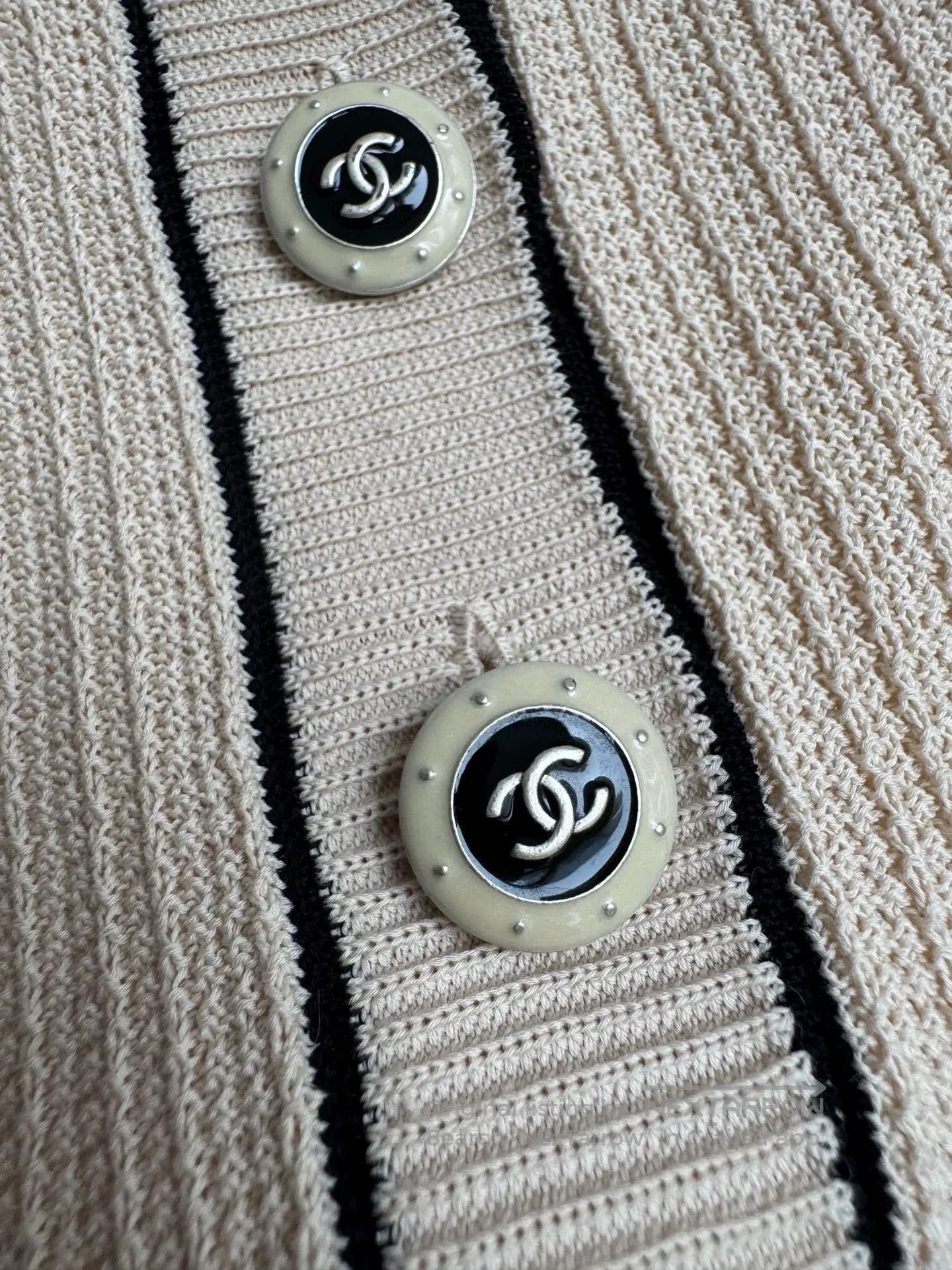 Chanel Chanel Beige Knit Vest. Size XXS / US 00 / IT 34 - 6 Thumbnail