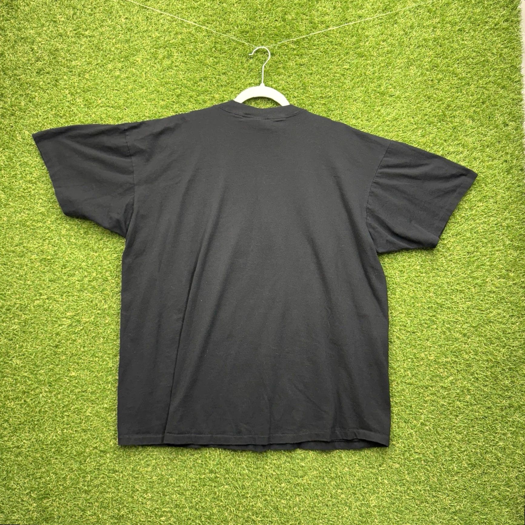 Vintage VINTAGE American Biker Shirt Mens 2XL Crew Neck Short Sleeve Graphic Print 90s Black T-Shirt Mens Size US XXL / EU 58 / 5 - 2 Thumbnail
