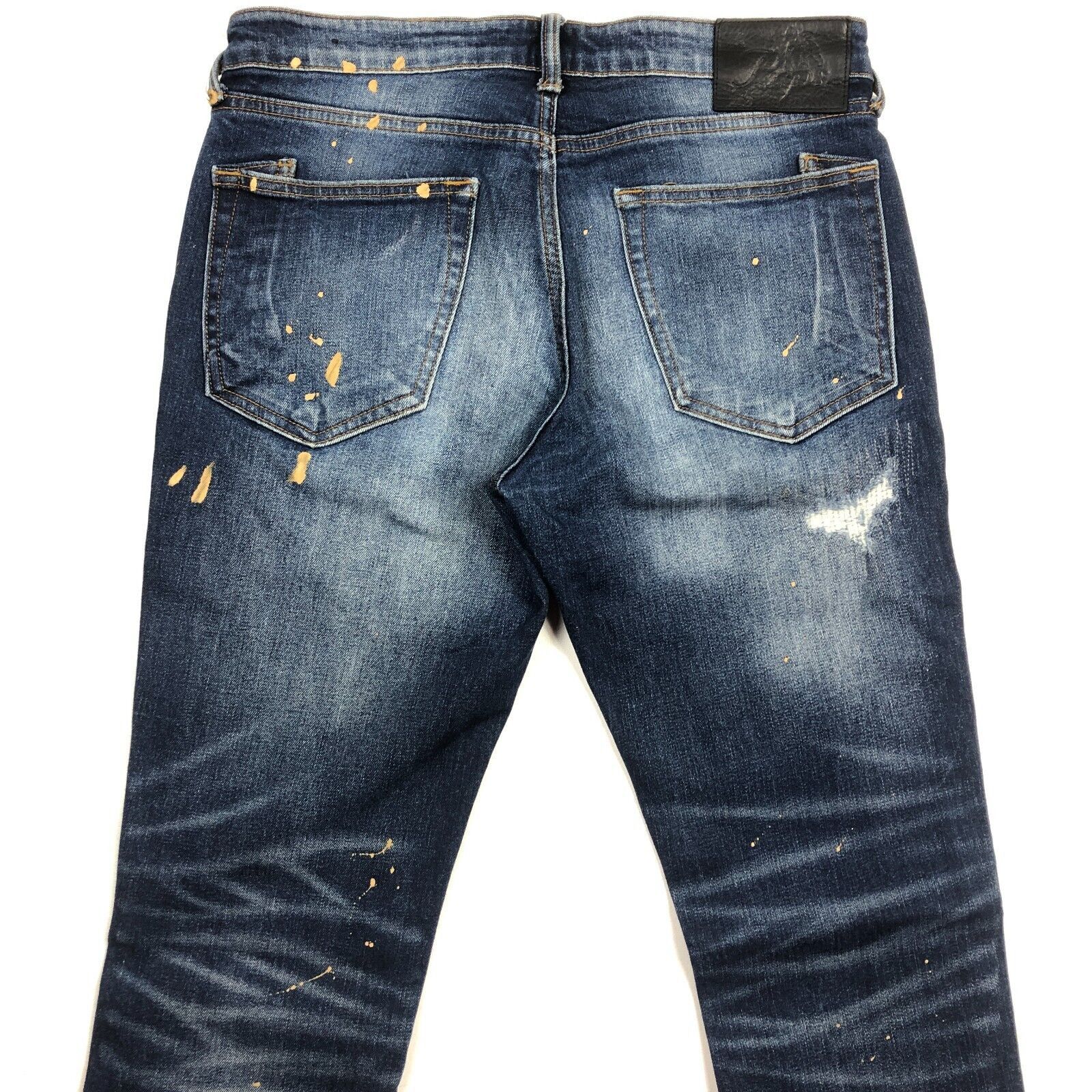 Prps PRPS Windsor Tapered Skinny Fit paint splatter Stretch Jeans Size US 32 / EU 48 - 8 Thumbnail