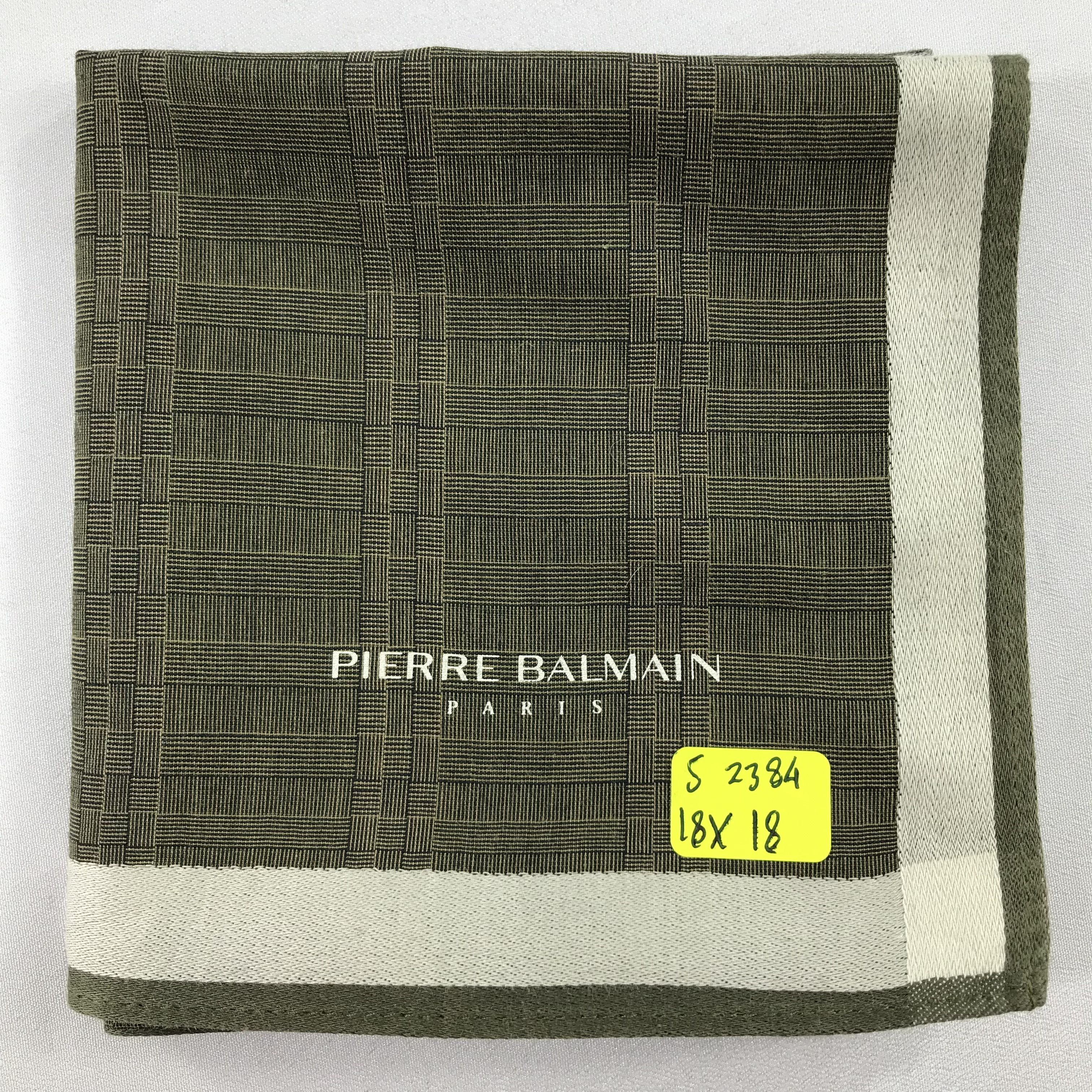 Pierre Balmain × Vintage Pierre Balmain Bandana / Handkerchief / Neckerchief - S2384 Size ONE SIZE - 5 Thumbnail