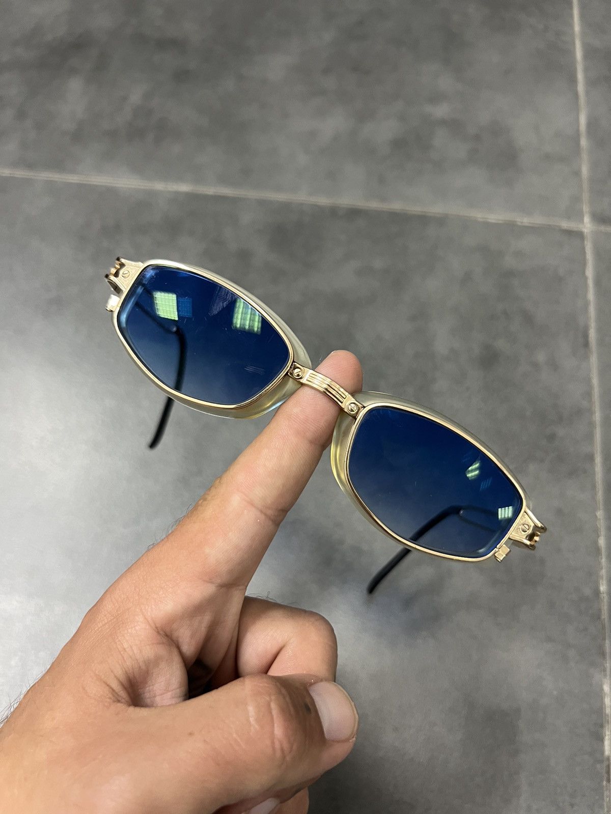 Jean Paul Gaultier Jean Paul Gaultier Tupac 1990s JPG logo Sunglasses Size ONE SIZE - 5 Thumbnail