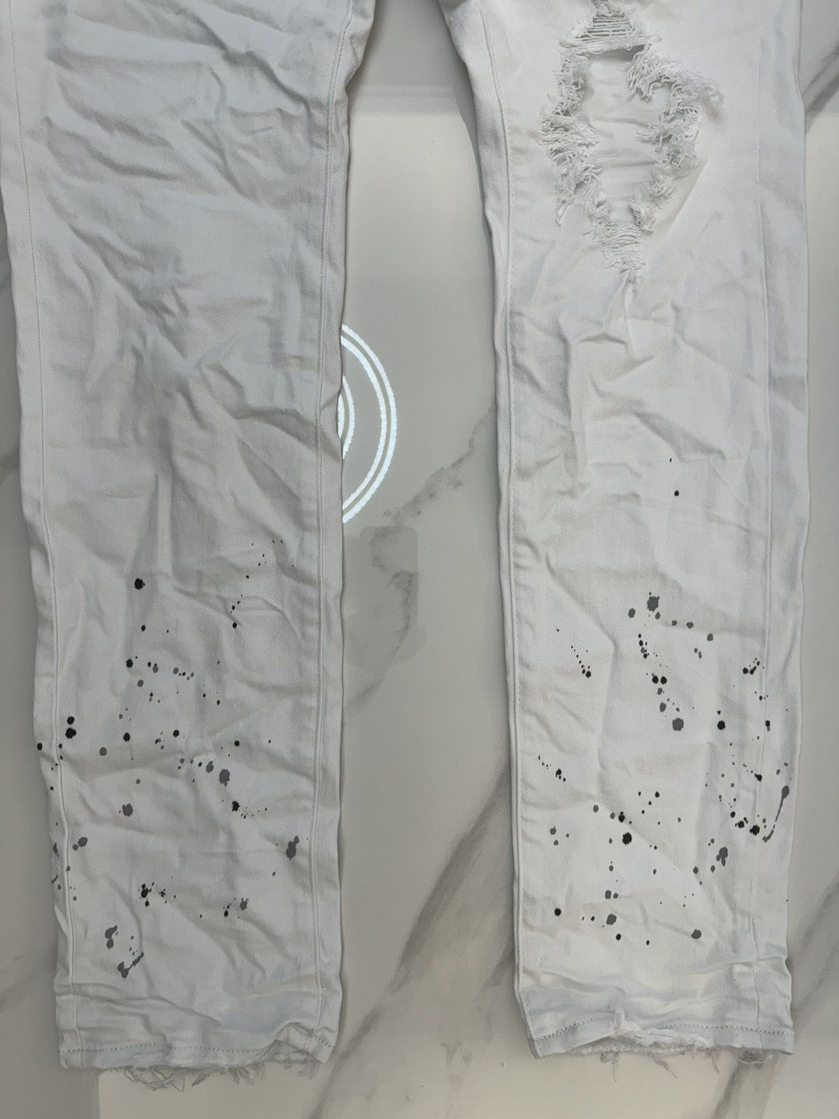 Purple P001 Optic White Paint Blowout Size US 36 / EU 52 - 6 Thumbnail