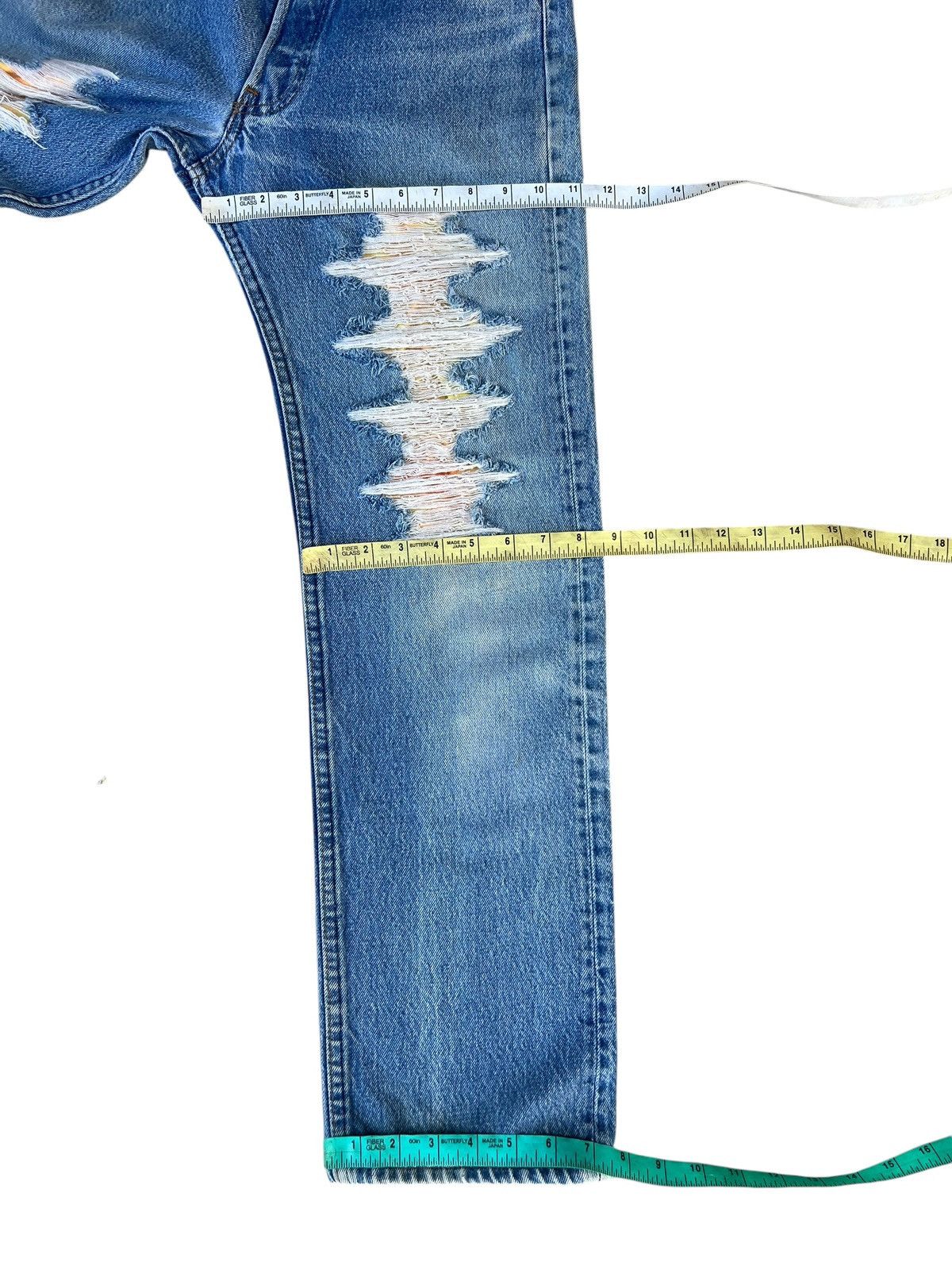 Levi's Vintage 80s Levi’s 501 Ripped Distressed Denim Jeans Size US 30 / EU 46 - 5 Thumbnail