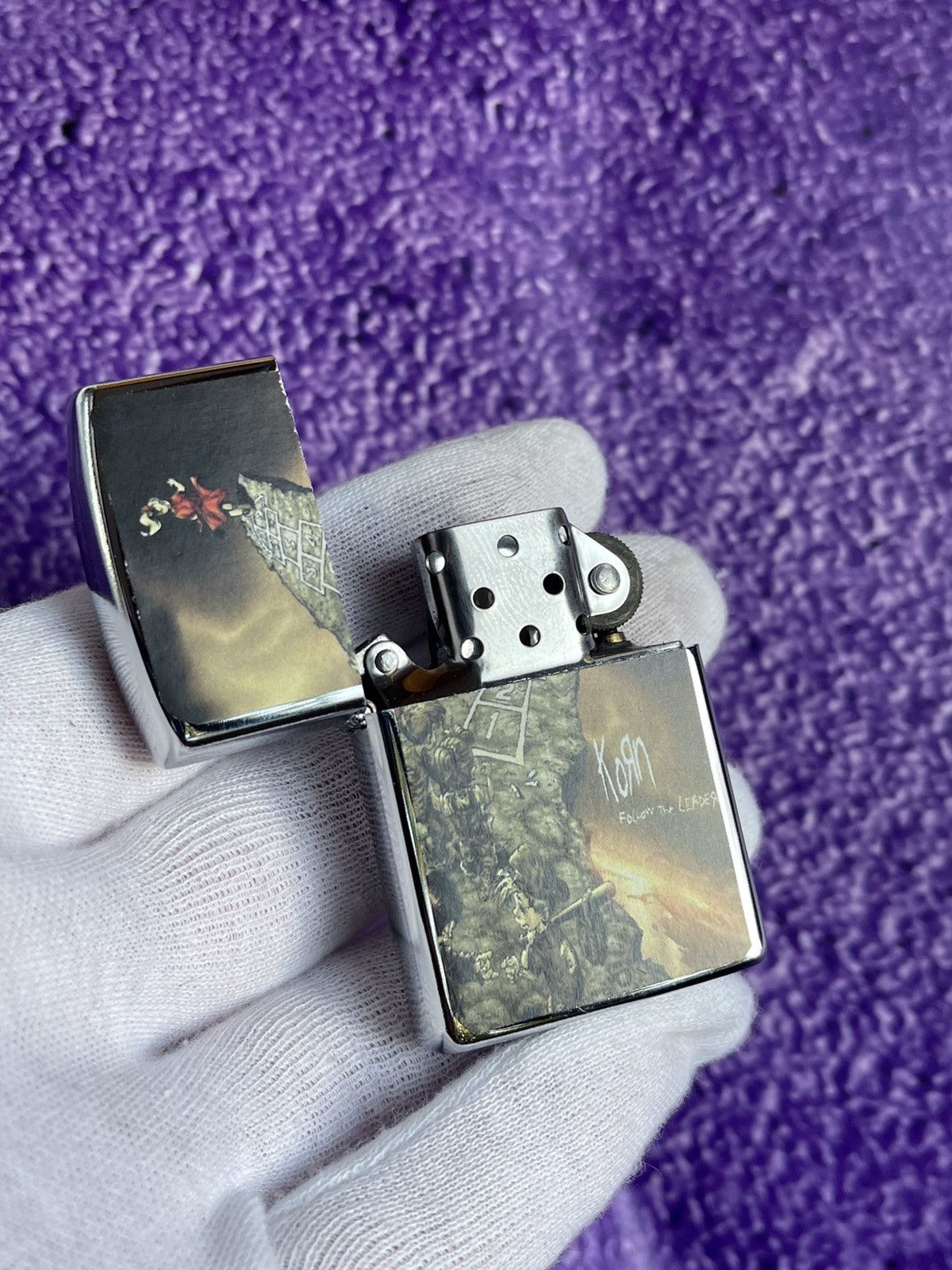 Band Tees × Vintage Vintage Korn album lighter 00s. WORK Size ONE SIZE - 2 Thumbnail