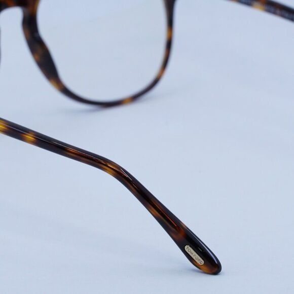 Tom Ford Tom Ford FT5805-B/V 054 Eyeglasses Havana 52mm Square Frame Size ONE SIZE - 4 Thumbnail
