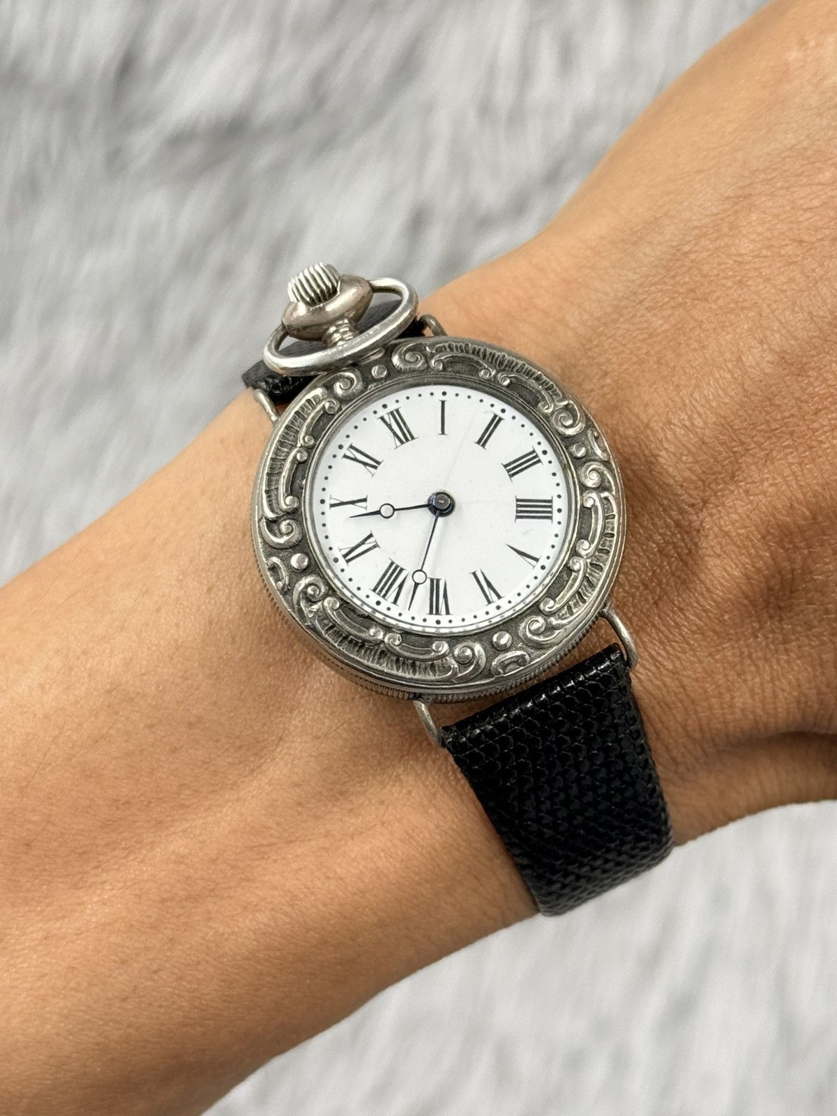 Vintage Vintage Apapt Sterling Silver Pocket Manual Unisex Watch Size ONE SIZE - 2 Thumbnail