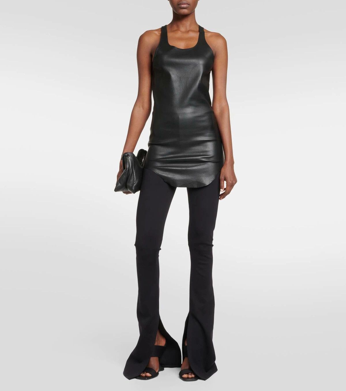 Rick Owens o1y0126 Tank Top in Black Size S / US 4 / IT 40 - 4 Thumbnail