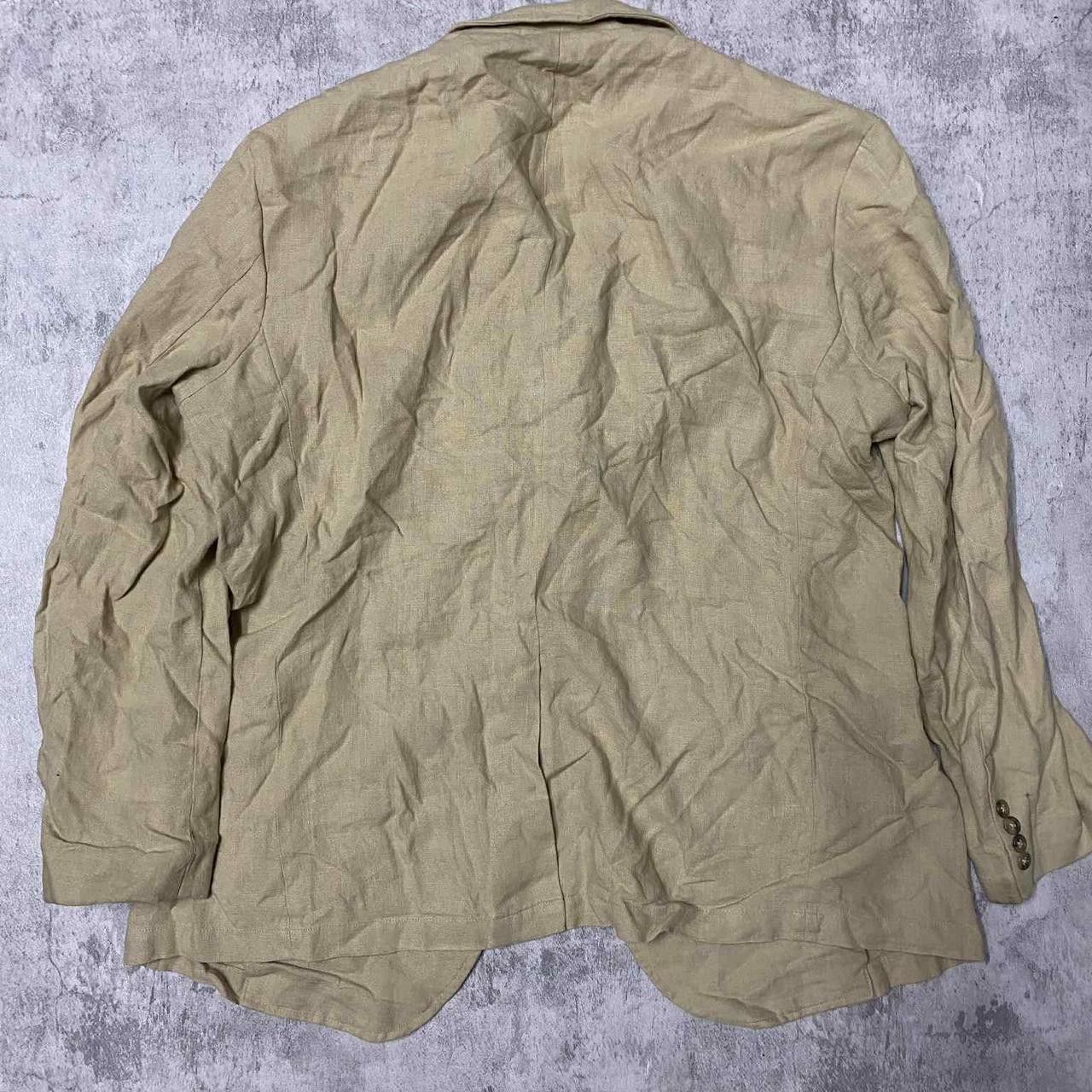 Polo Ralph Lauren Tan and brown vintage blazer blazer Size US XXL / EU 58 / 5 - 4 Thumbnail