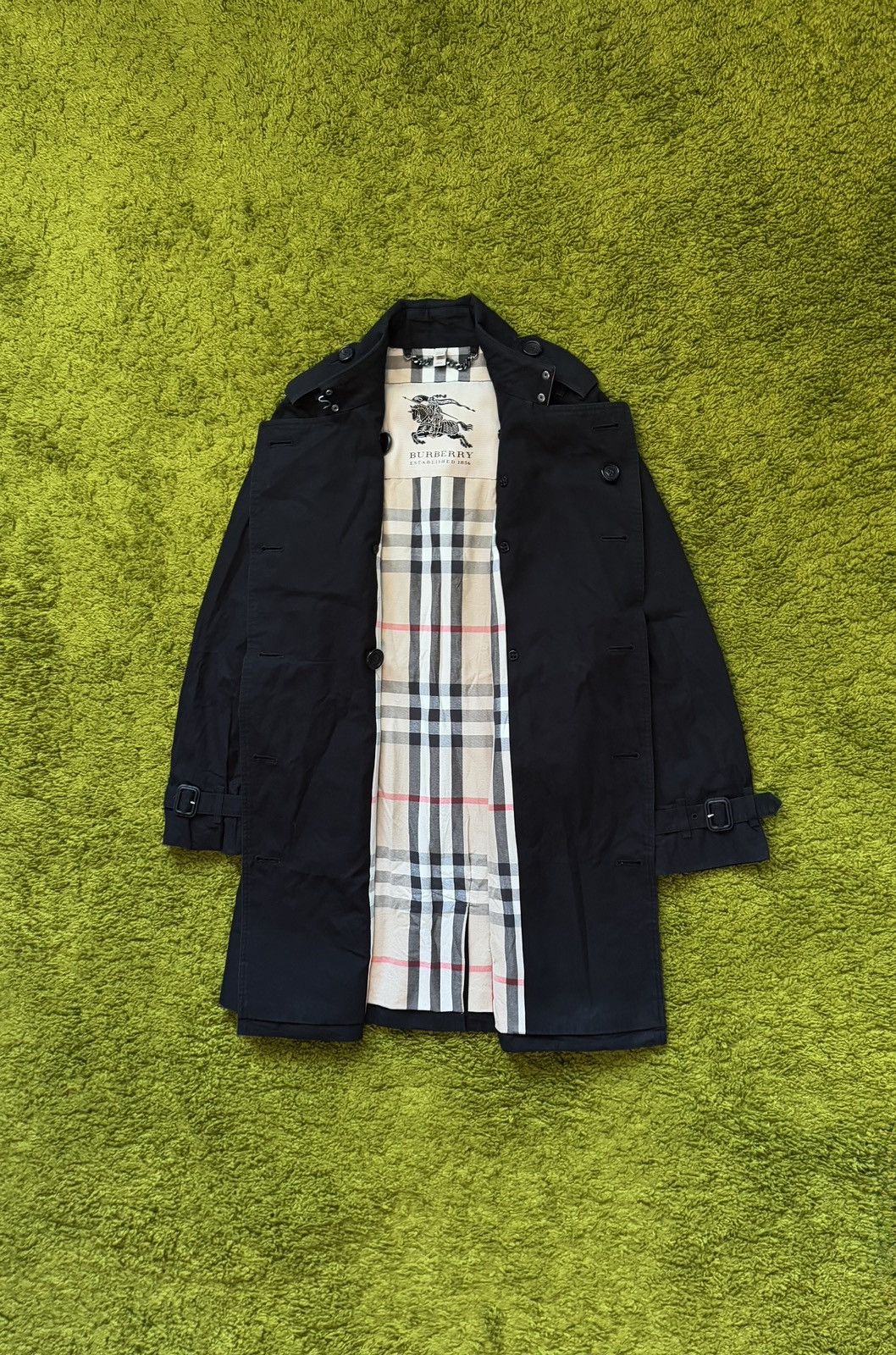 Burberry × Designer Burberry nova check iconic trench coat Size XS / US 0-2 / IT 36-38 - 2 Thumbnail