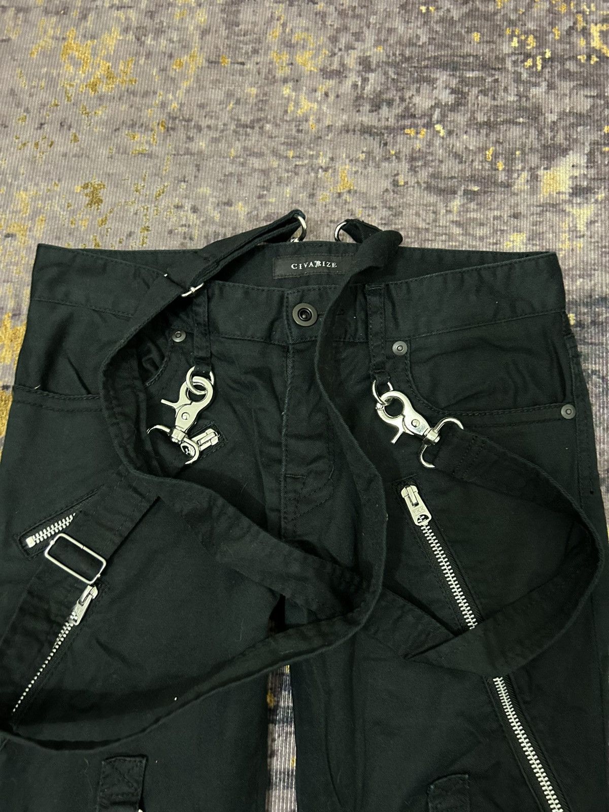 CIVARIZE Cavarize Bondage Punk Suspender Pants Size US 28 / EU 44 - 8 Thumbnail