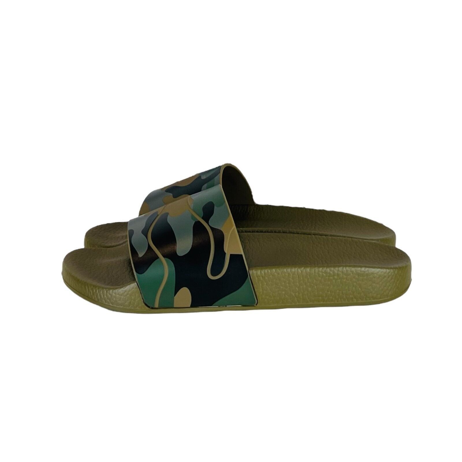 Valentino Valentino Garavani Rubber Camo Slides Slip On Size US 8 / EU 41 - 2 Thumbnail