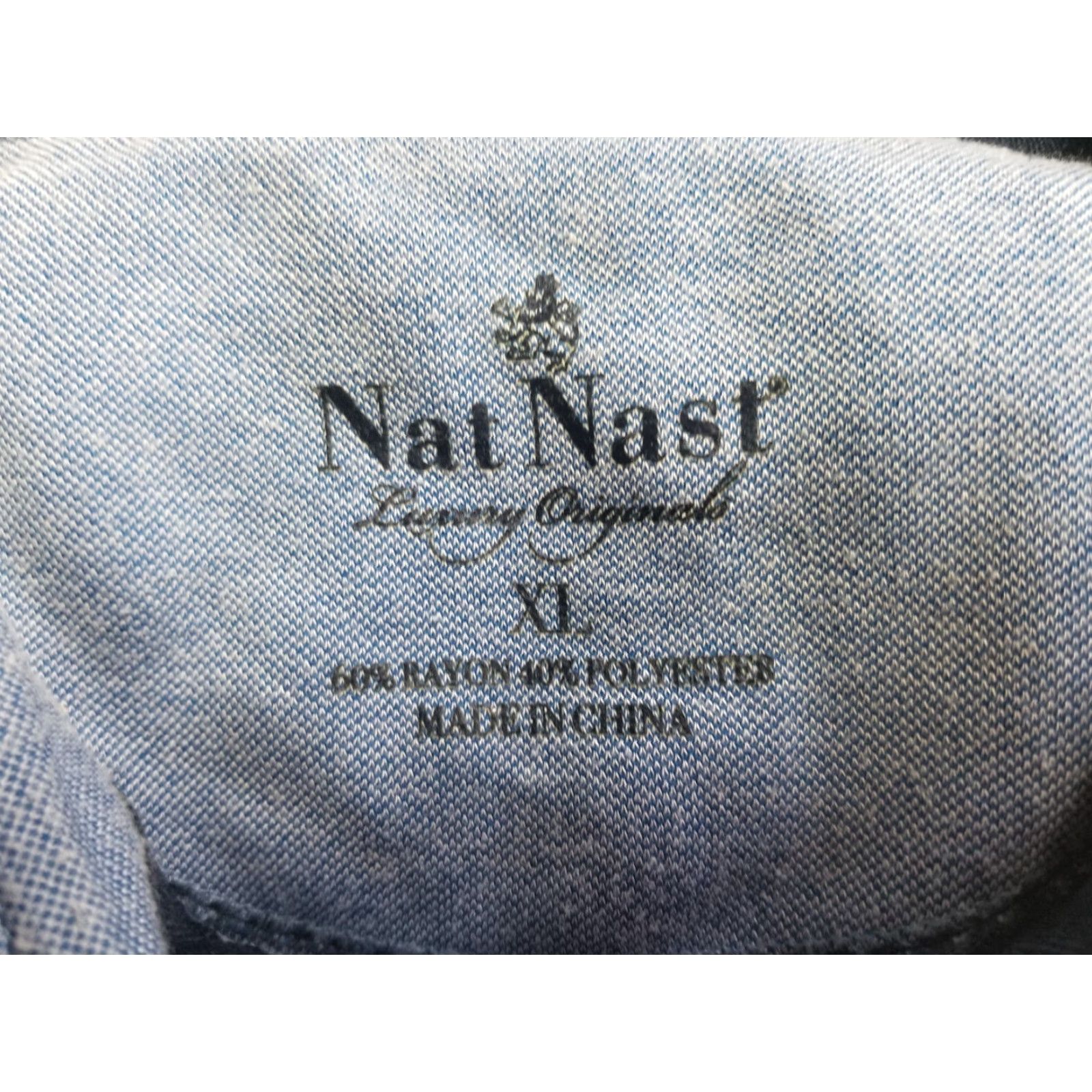 Nat Nast Nat Nast Luxury Originals Polo Shirt XL Blue Men Casual Short Sleeve Golf Size US XL / EU 56 / 4 - 7 Thumbnail