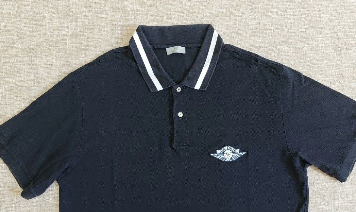 Dior × Jordan Brand Dior Air Jordan Polo Size US XL / EU 56 / 4 - 2 Thumbnail