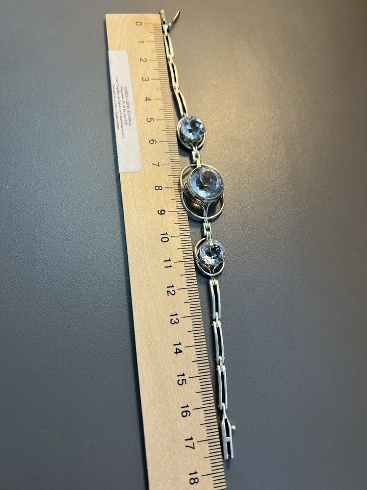 Other Silver Retro Vintage Women's Bracelet Rock Сrystal Size ONE SIZE - 13 Thumbnail