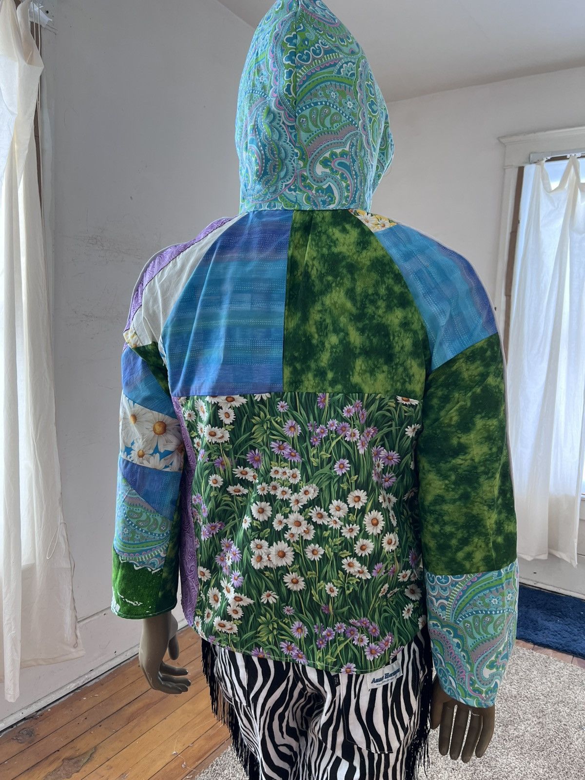 Other Patchwork hoodie Jacket by A Herman USA Size L / US 10 / IT 46 - 2 Thumbnail