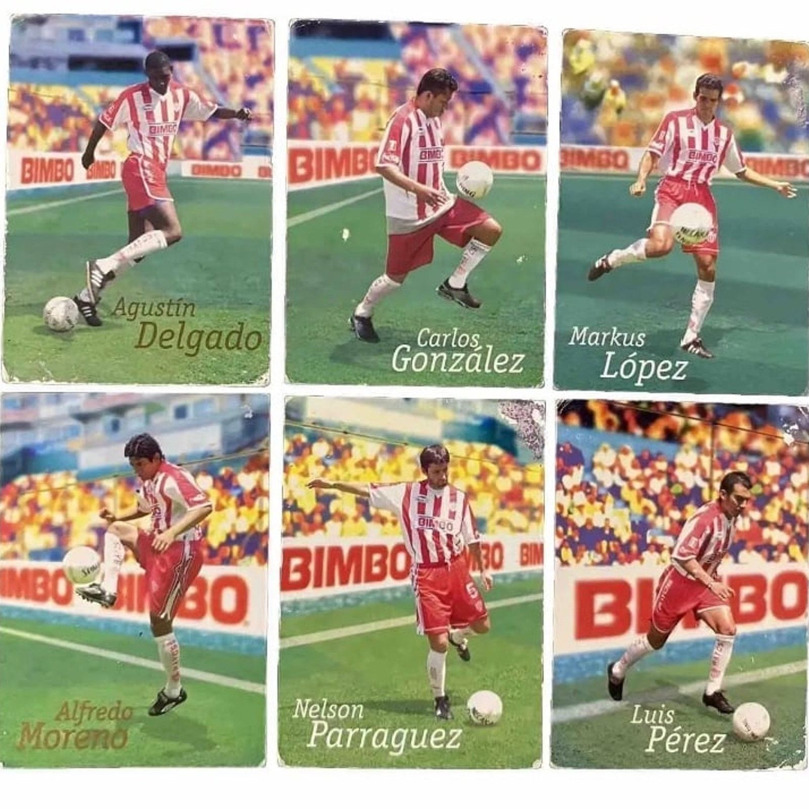 Other BIMBO CARDS "FC NECAXA" (LIGA MX 2001) Ultra RARE Size ONE SIZE - 1 Thumbnail