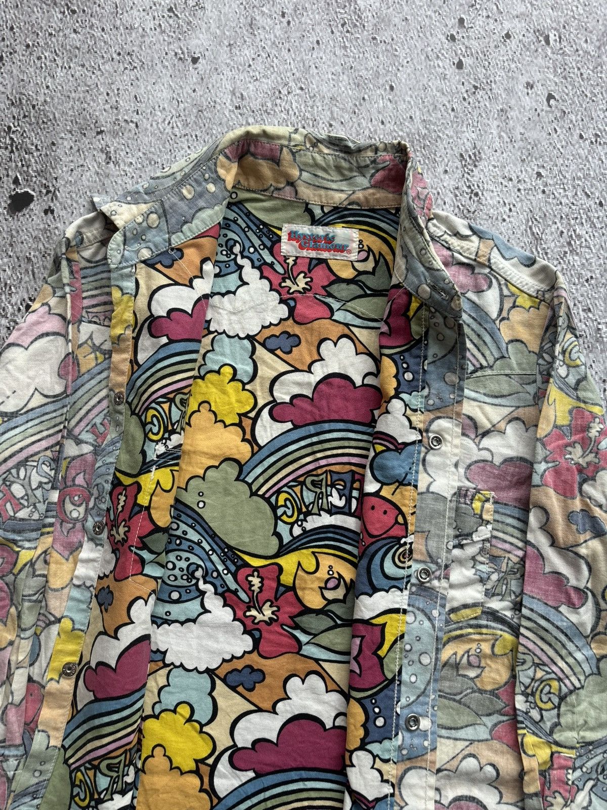 Hysteric Glamour Vintage Hysteric Glamour Full Print Pocket Shirt Size US S / EU 44-46 / 1 - 8 Thumbnail