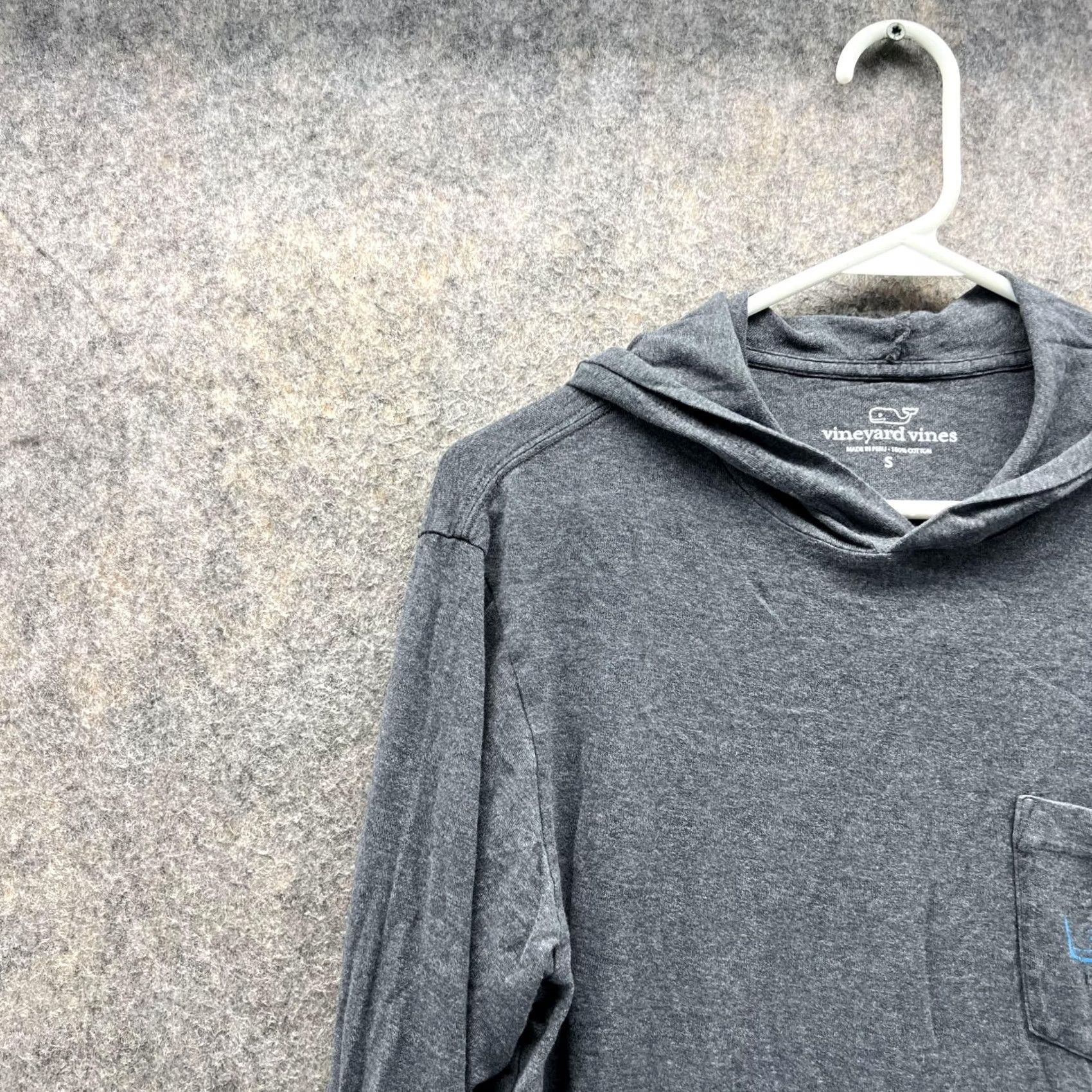 Vineyard Vines VINTAGE Vineyard Vines Hoodie Pullover Sweatshirt Men Small Adult Gray Size US S / EU 44-46 / 1 - 3 Thumbnail