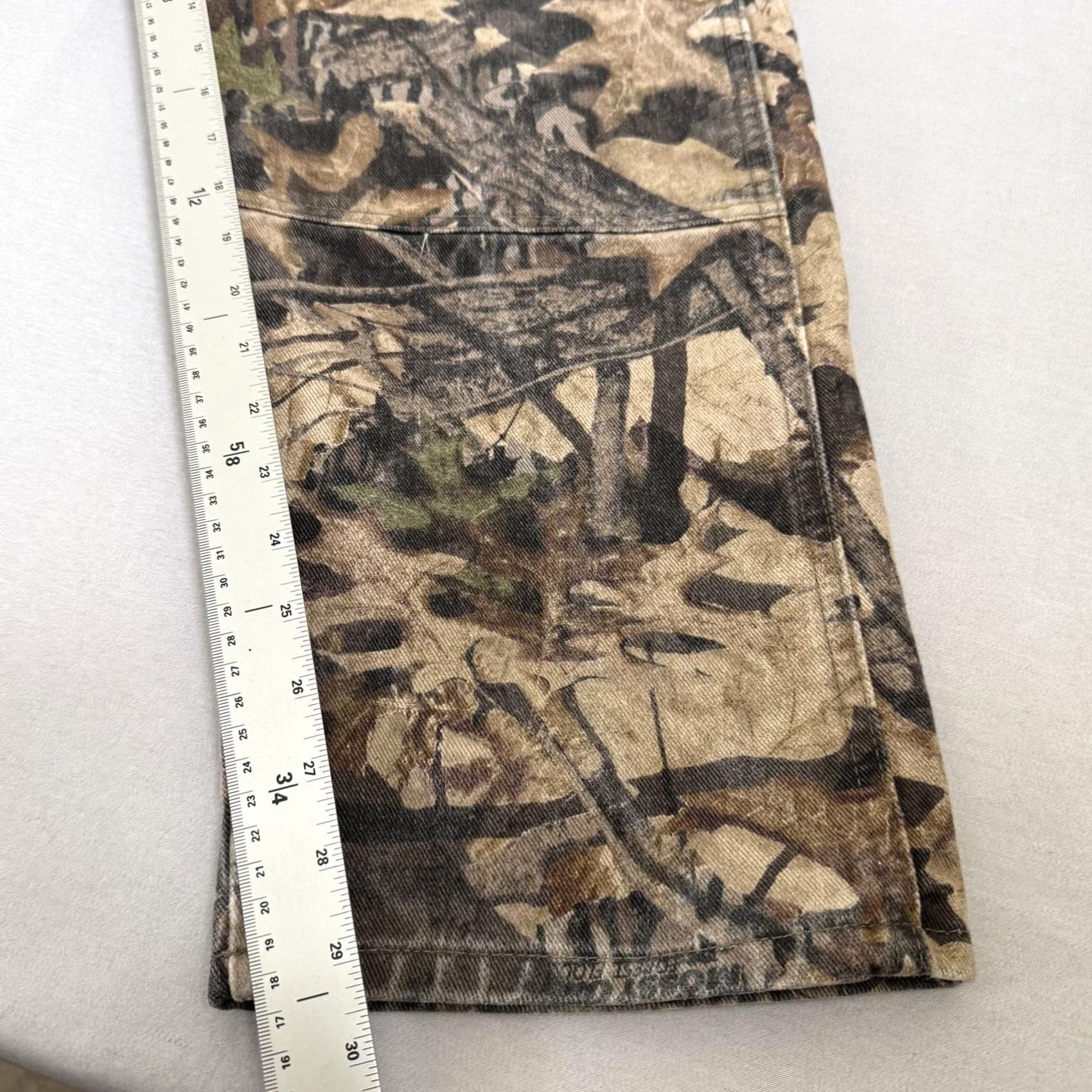 Wrangler VINTAGE Wrangler Jeans Men 36x30 Mossy Oak Forest Floor Camo Denim Pants Double Knee 90s Size US 36 / EU 52 - 5 Thumbnail